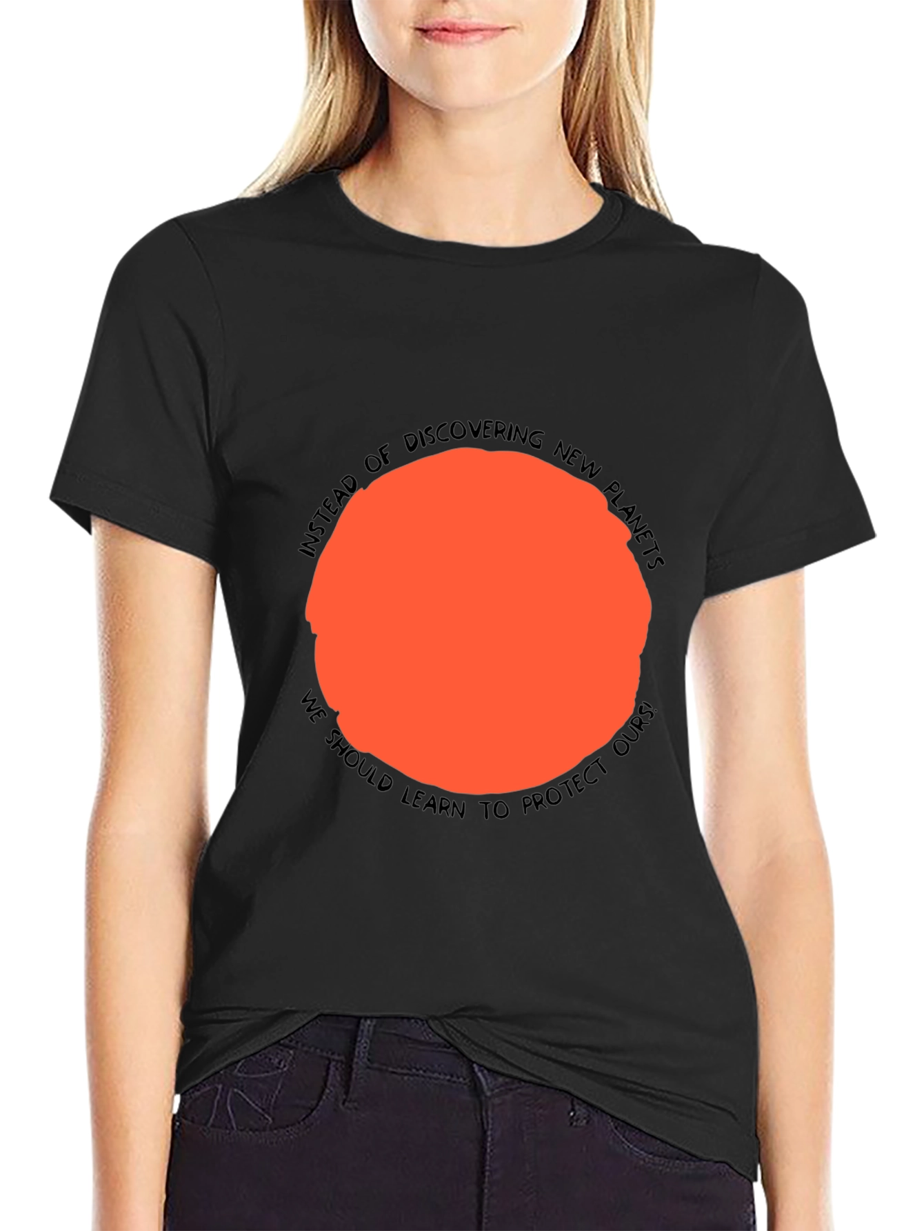 Protect Our Planet Graphic Tee - Black