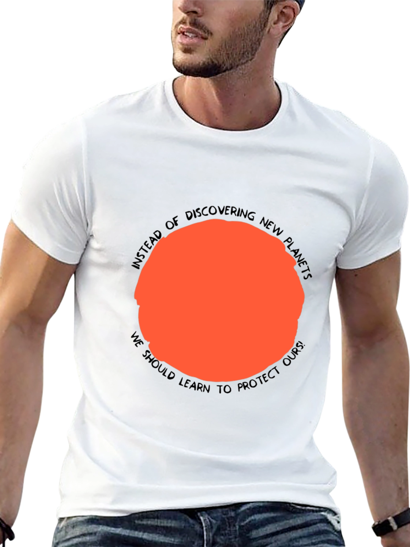 Protect Our Planet Graphic Tee - Black