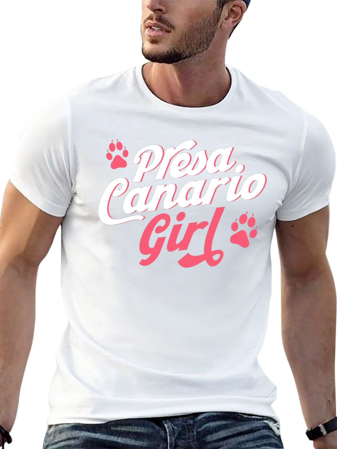 Presa Canario Girl Black T-Shirt