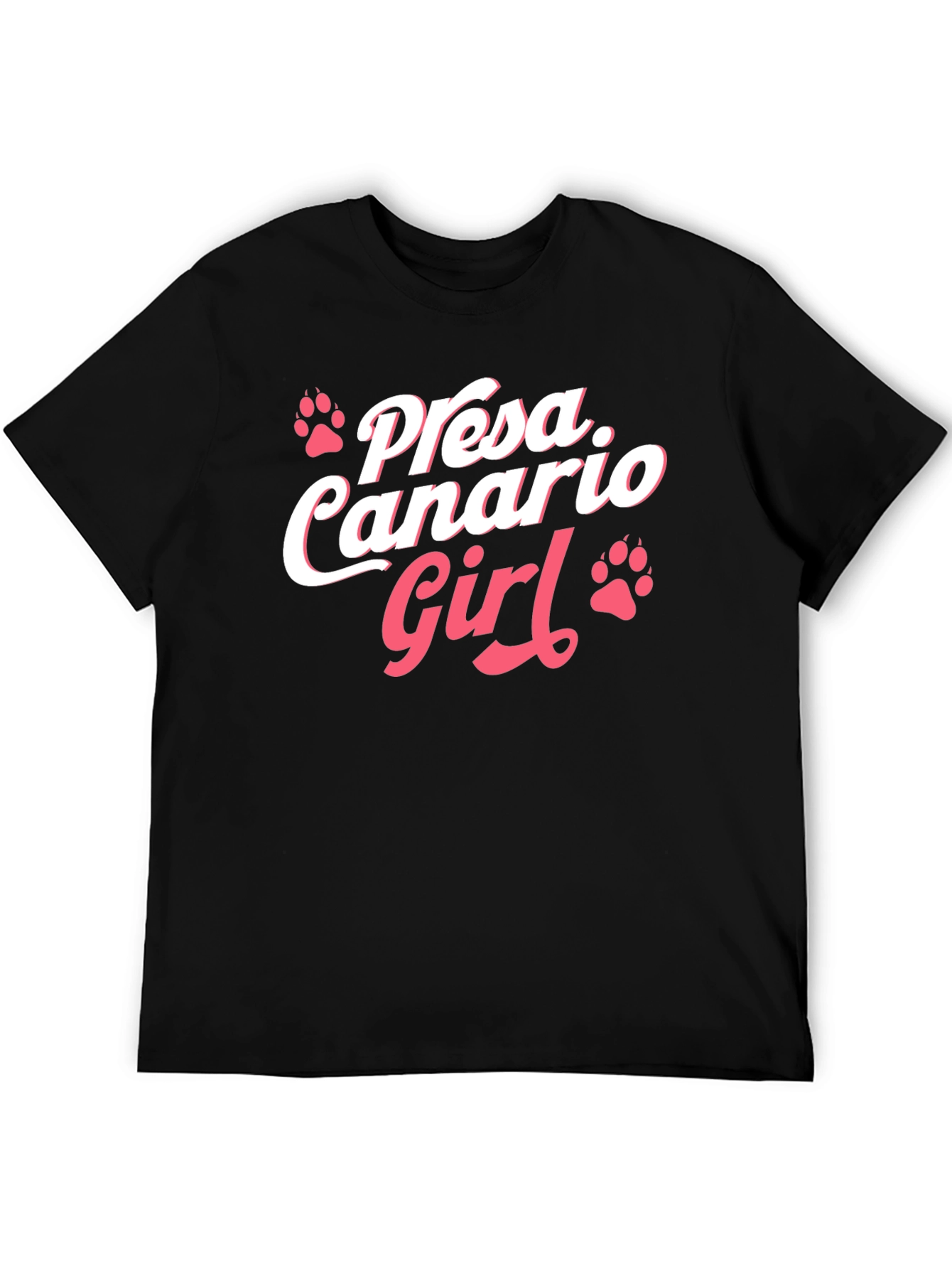Presa Canario Girl Black T-Shirt