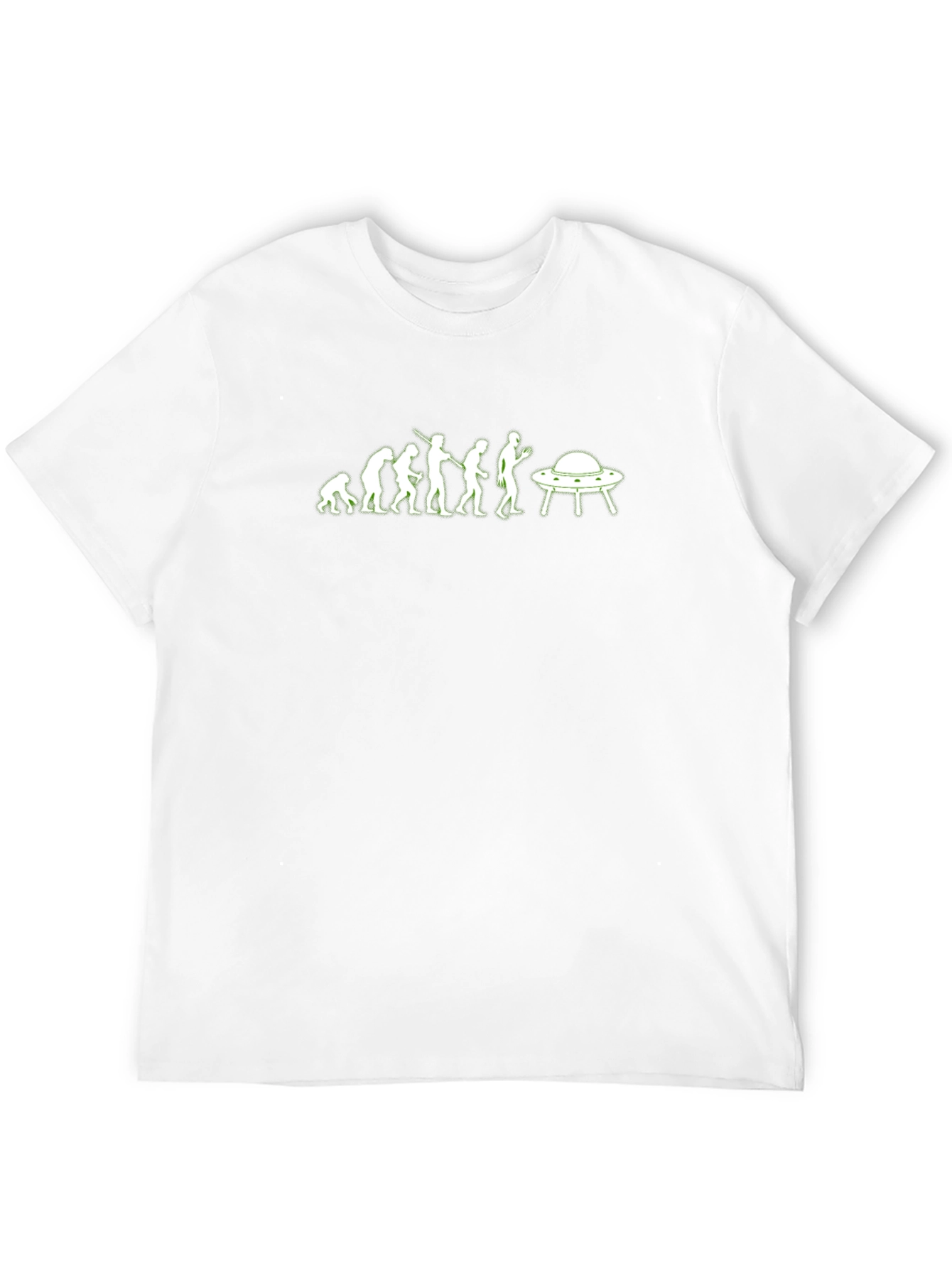 Evolution to UFO Abduction Graphic T-Shirt