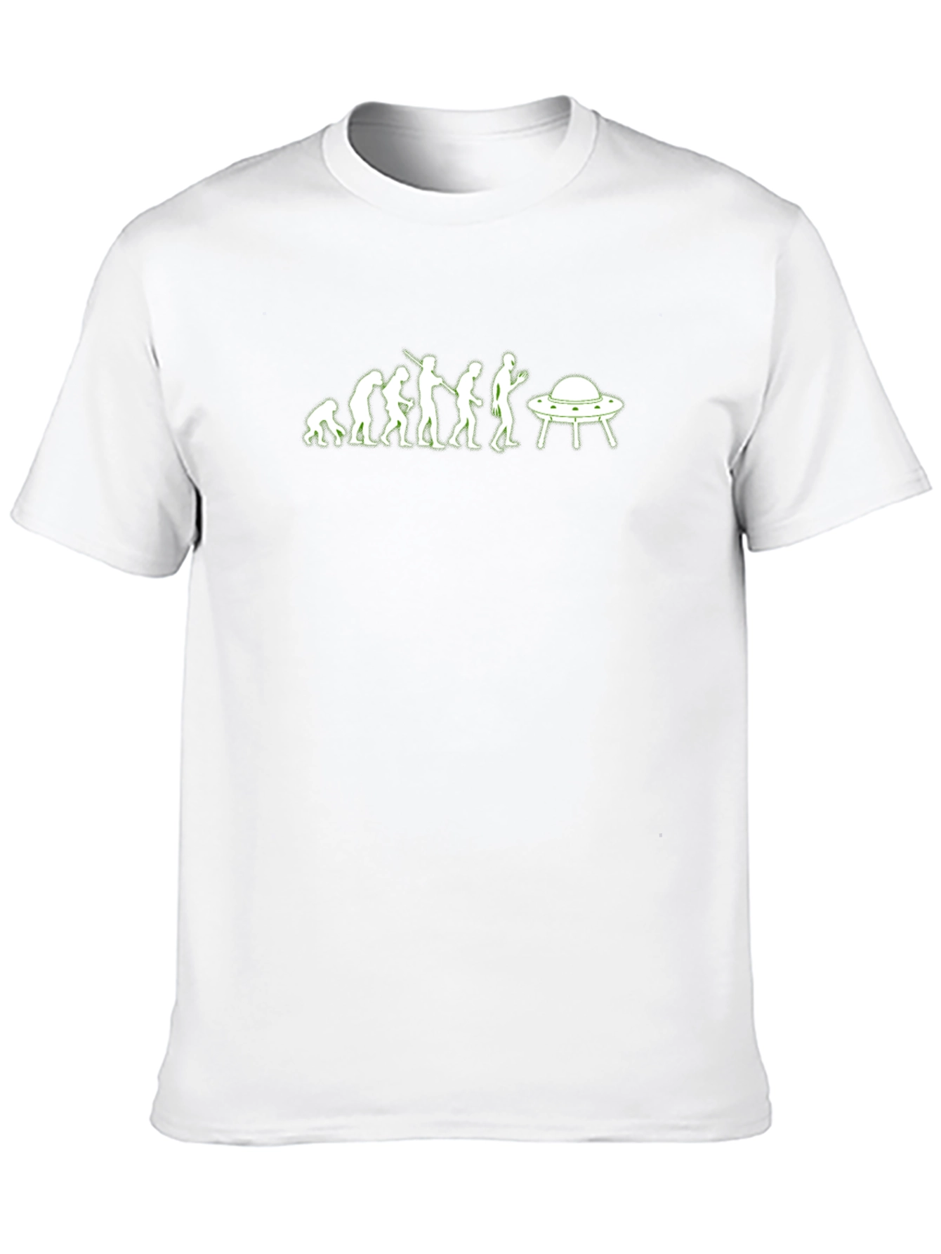 Evolution to UFO Abduction Graphic T-Shirt