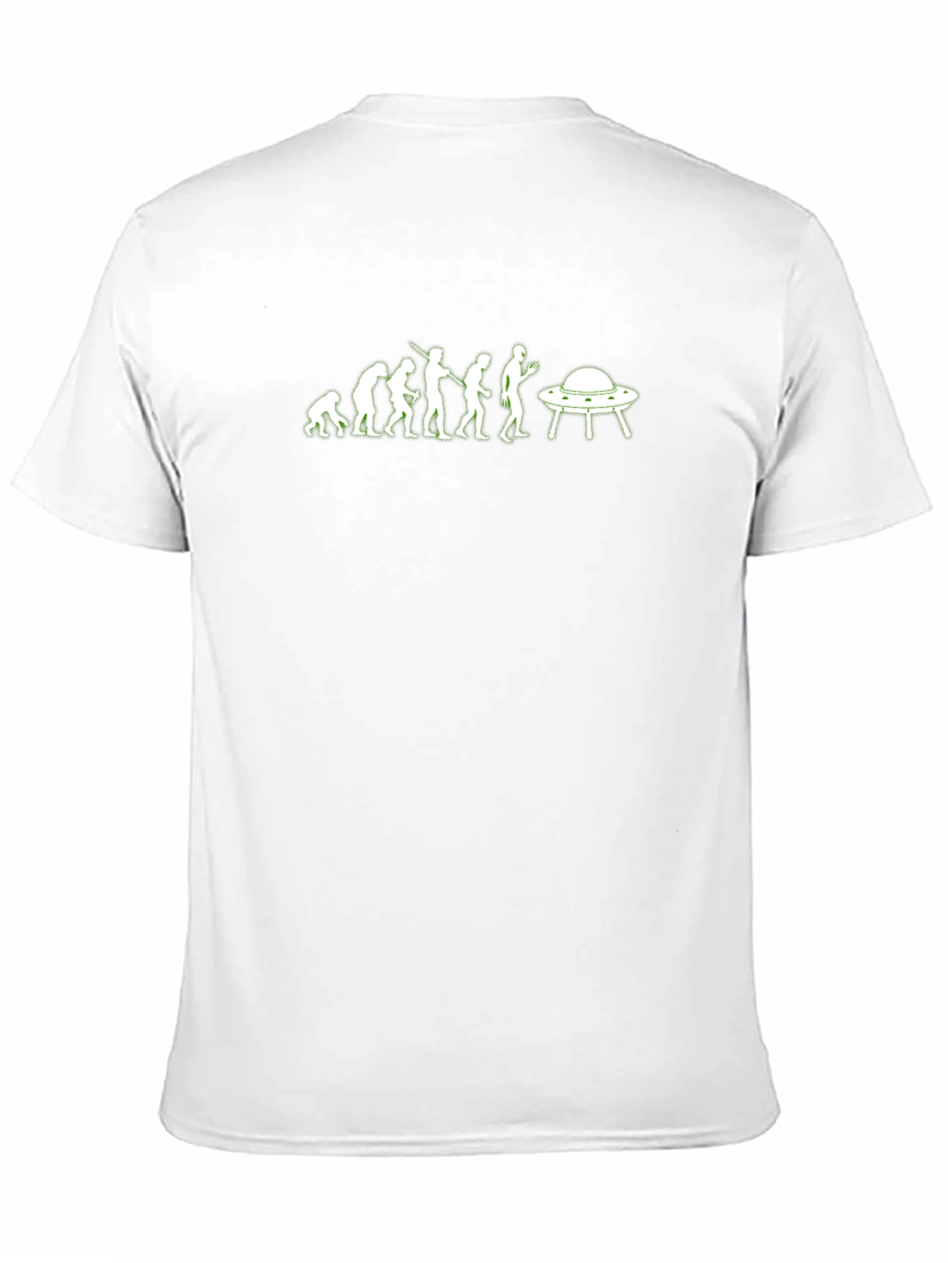 Evolution to UFO Abduction Graphic T-Shirt