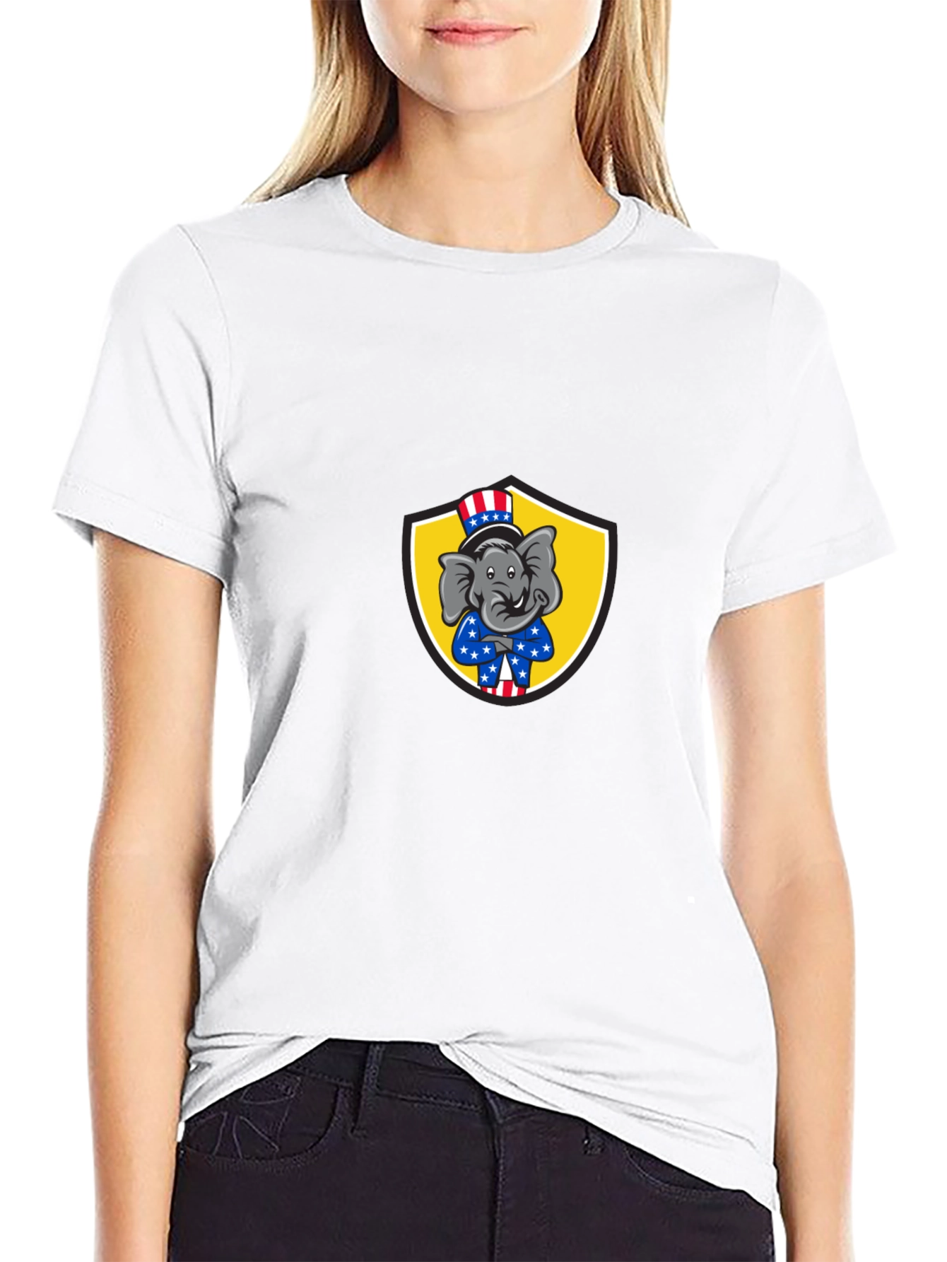 Patriotic Elephant T-Shirt