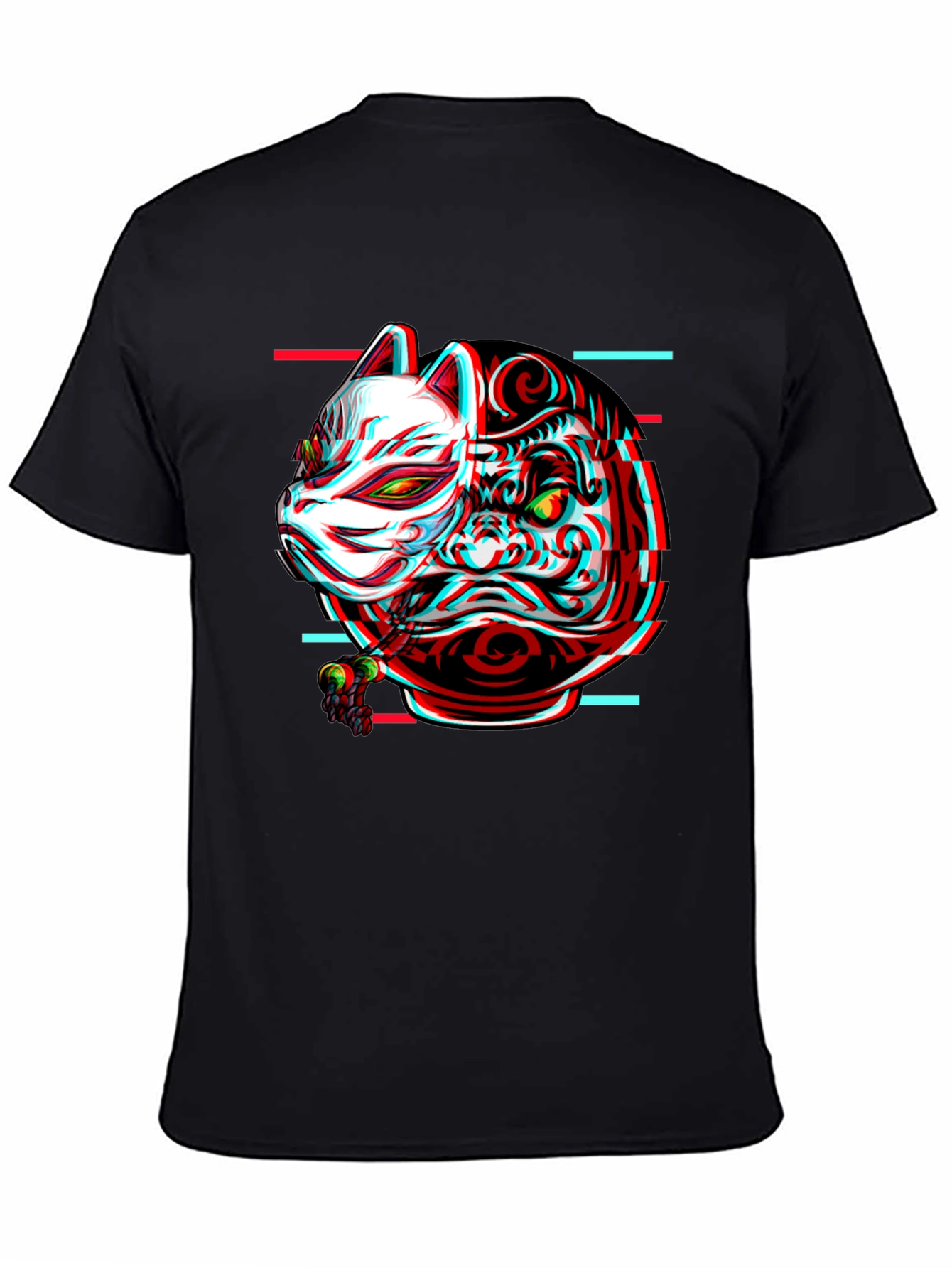 Samurai Mask Graphic T-Shirt