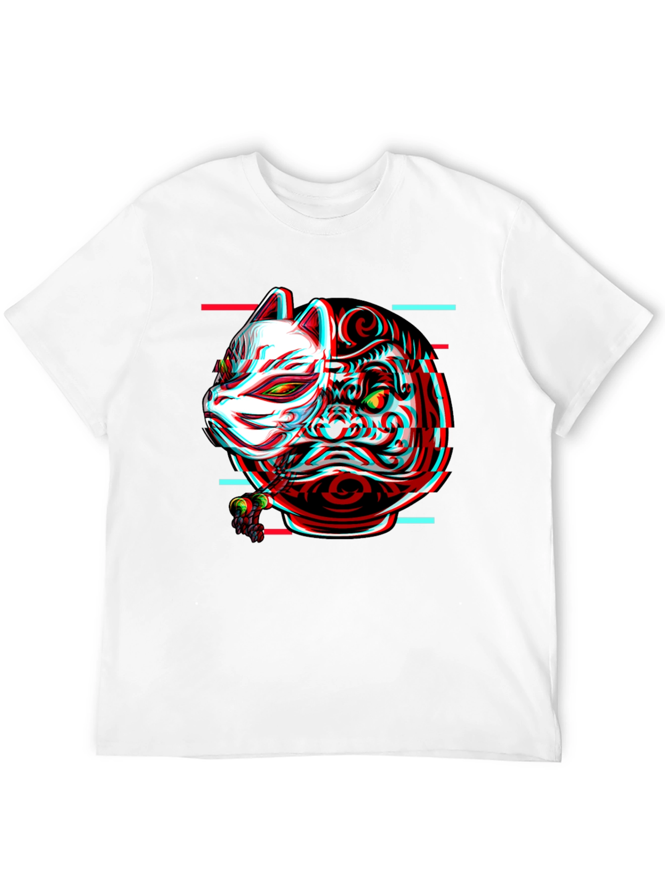 Samurai Mask Graphic T-Shirt