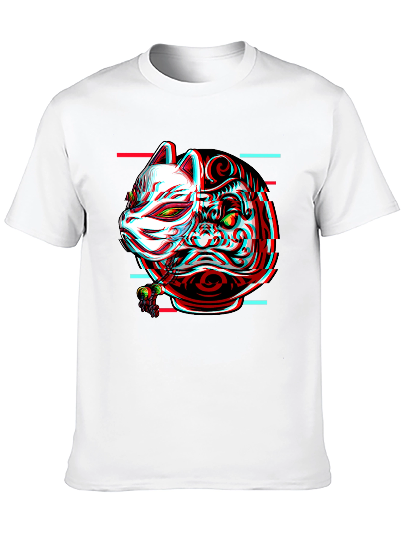 Samurai Mask Graphic T-Shirt
