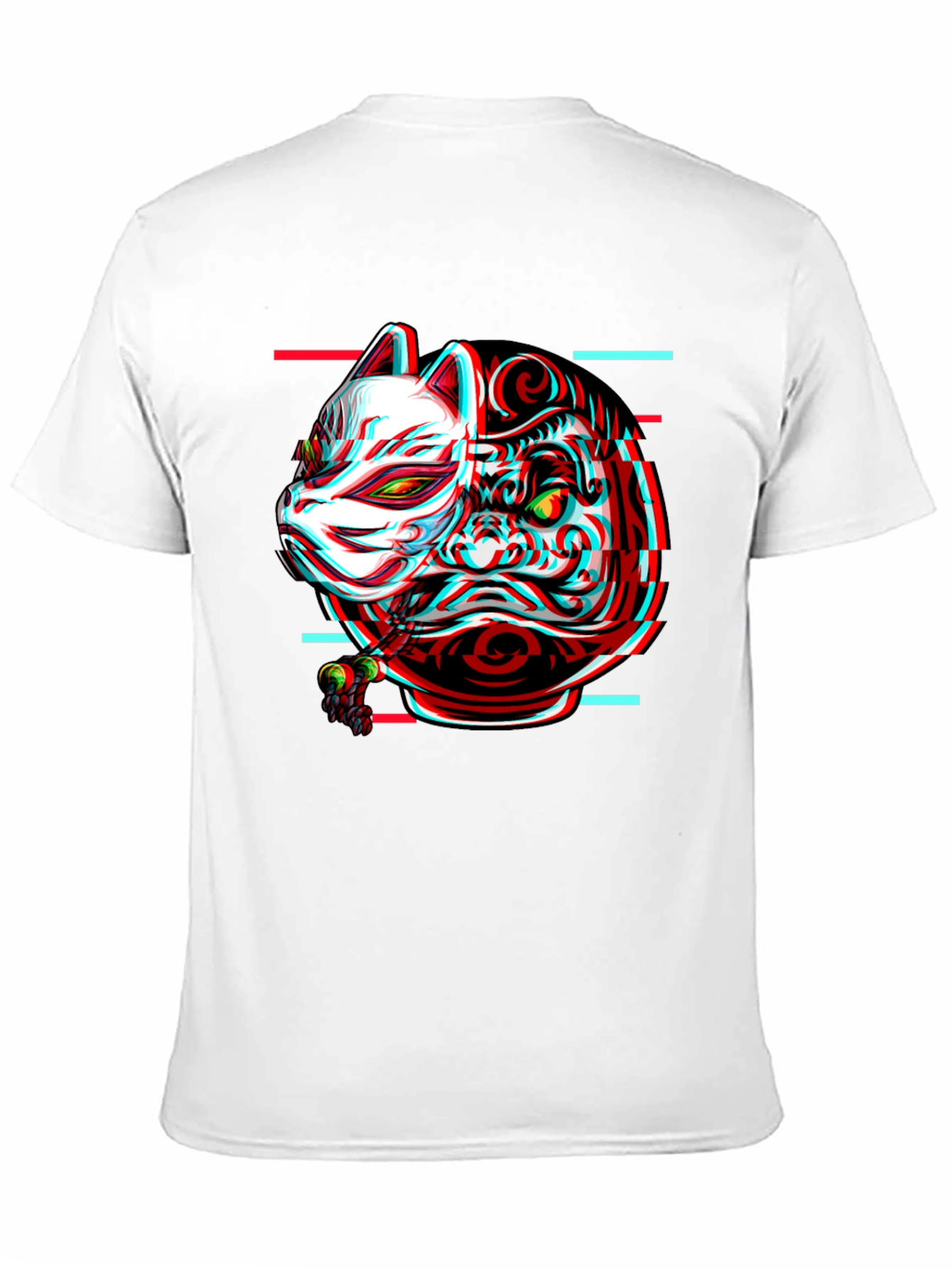 Samurai Mask Graphic T-Shirt