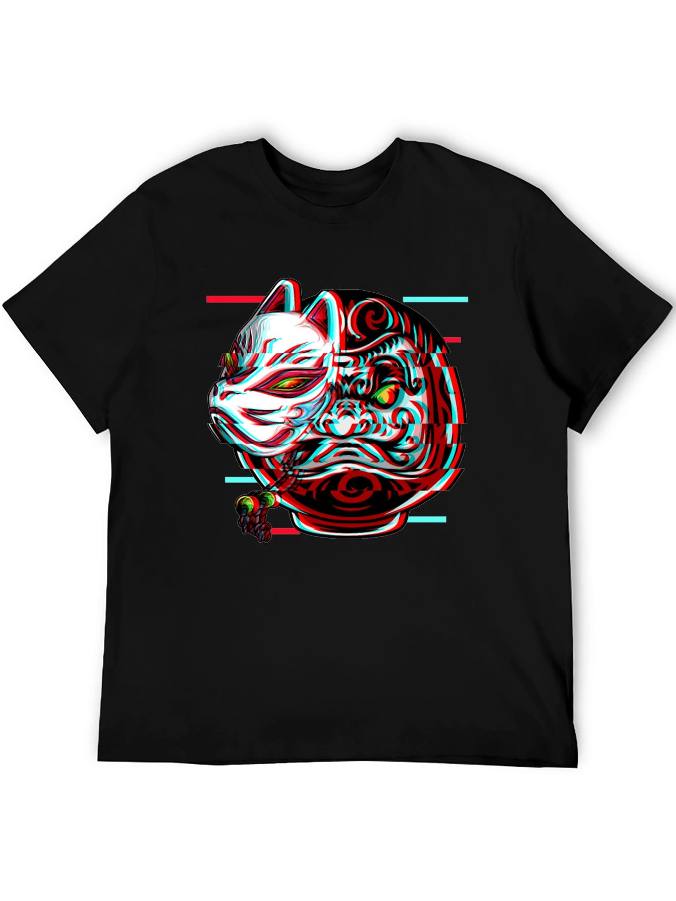 Samurai Mask Graphic T-Shirt