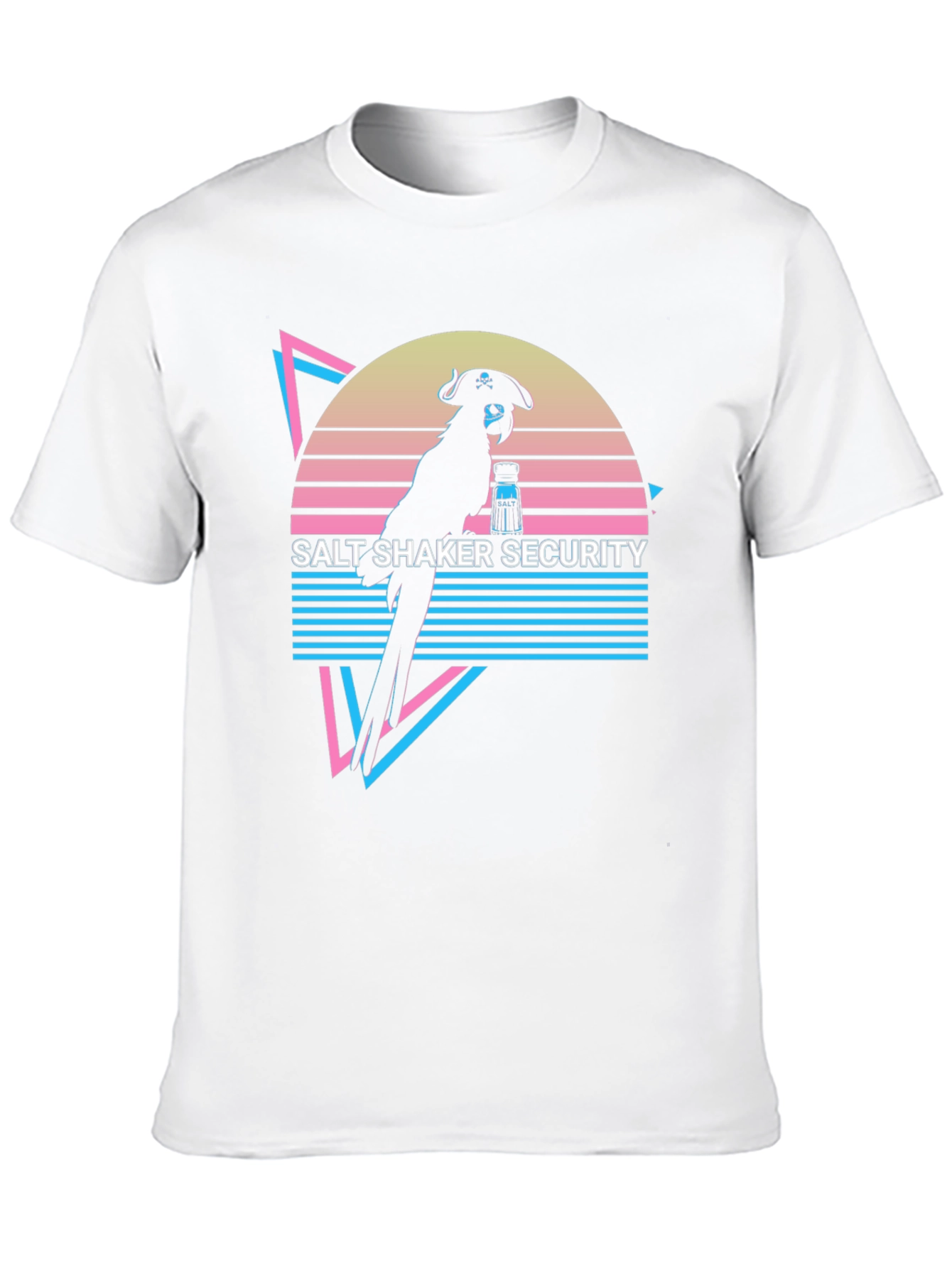 Salt Shaker Security Parrot T-Shirt