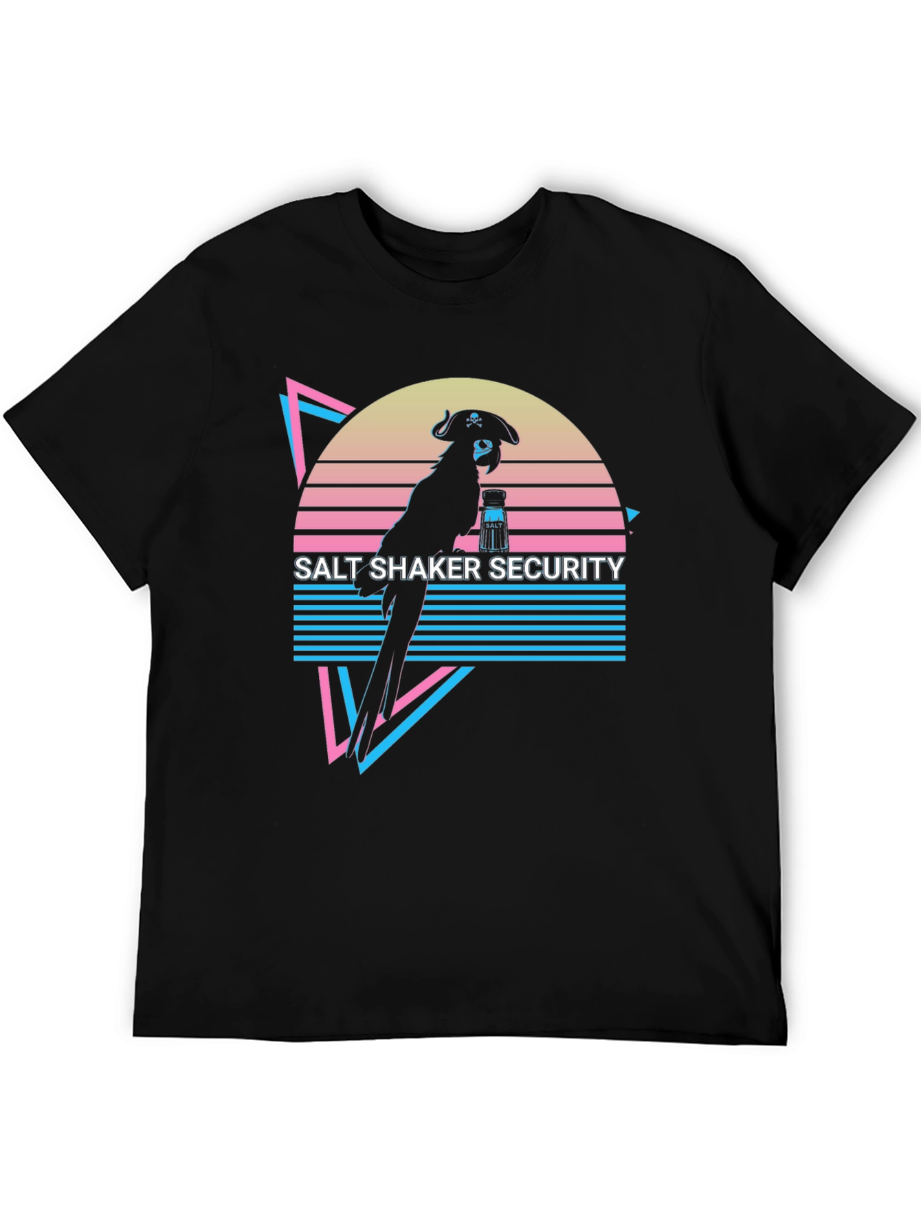Salt Shaker Security Parrot T-Shirt
