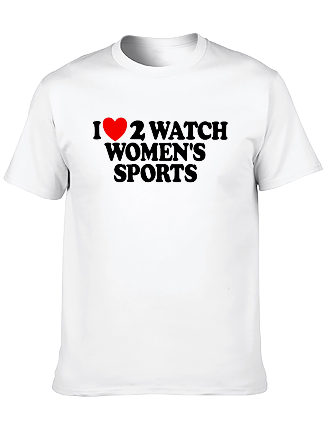I Heart Womens Sports Graphic Tee