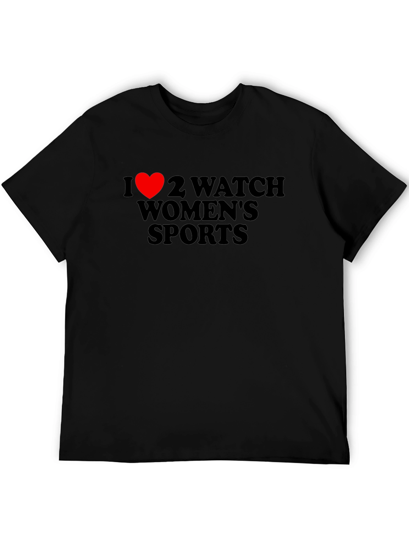 I Heart Womens Sports Graphic Tee