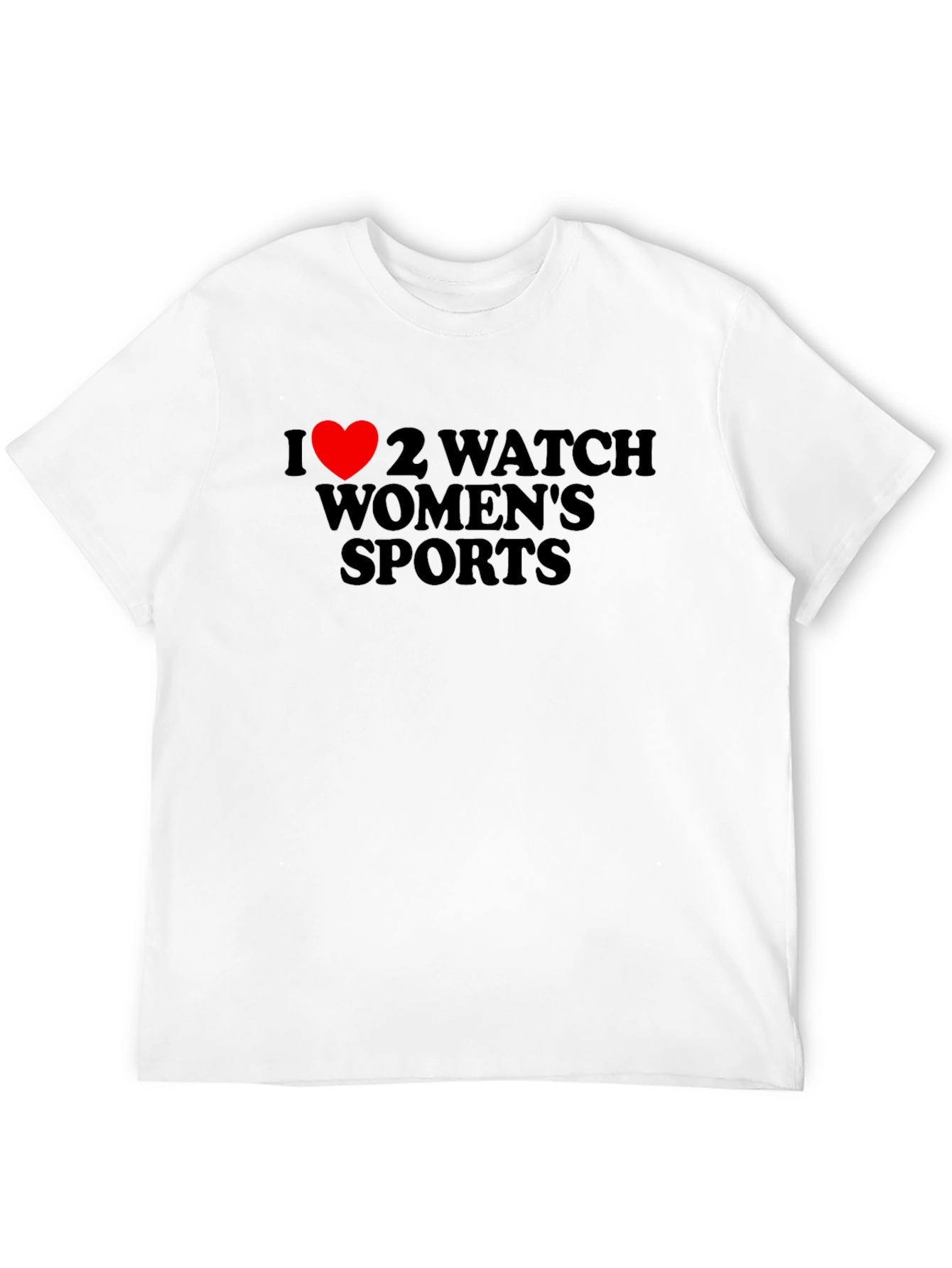 I Heart Womens Sports Graphic Tee