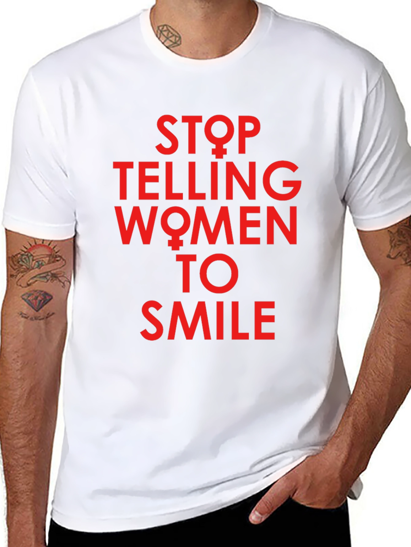 Stop Telling Women to Smile Graphic Tee