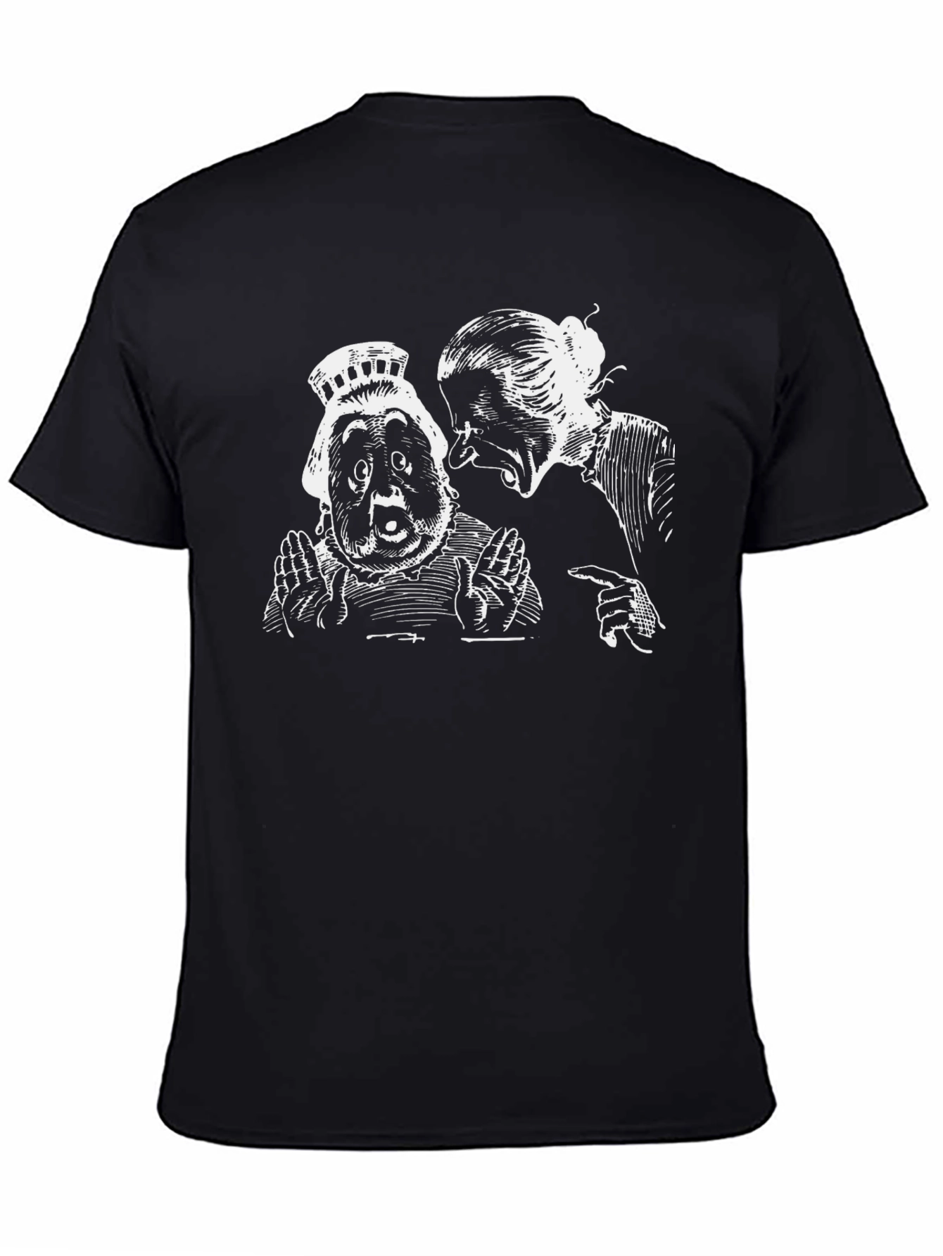 Funny Graphic T-Shirt - Two Old Women Design