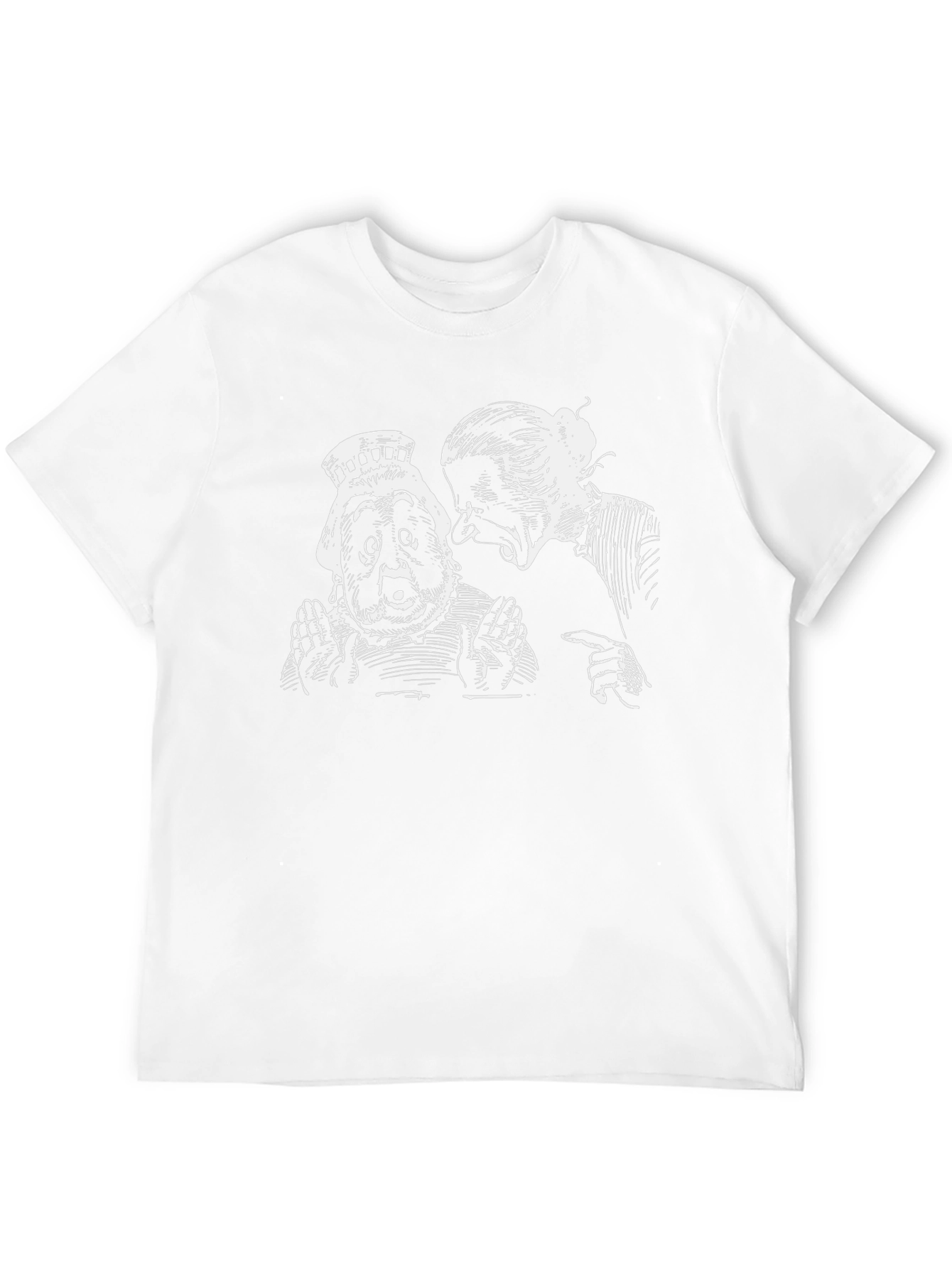 Funny Graphic T-Shirt - Two Old Women Design