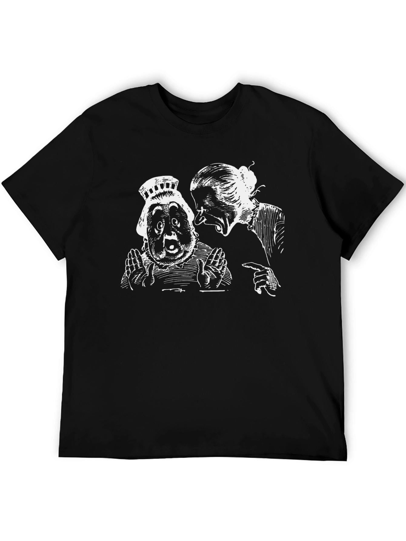 Funny Graphic T-Shirt - Two Old Women Design