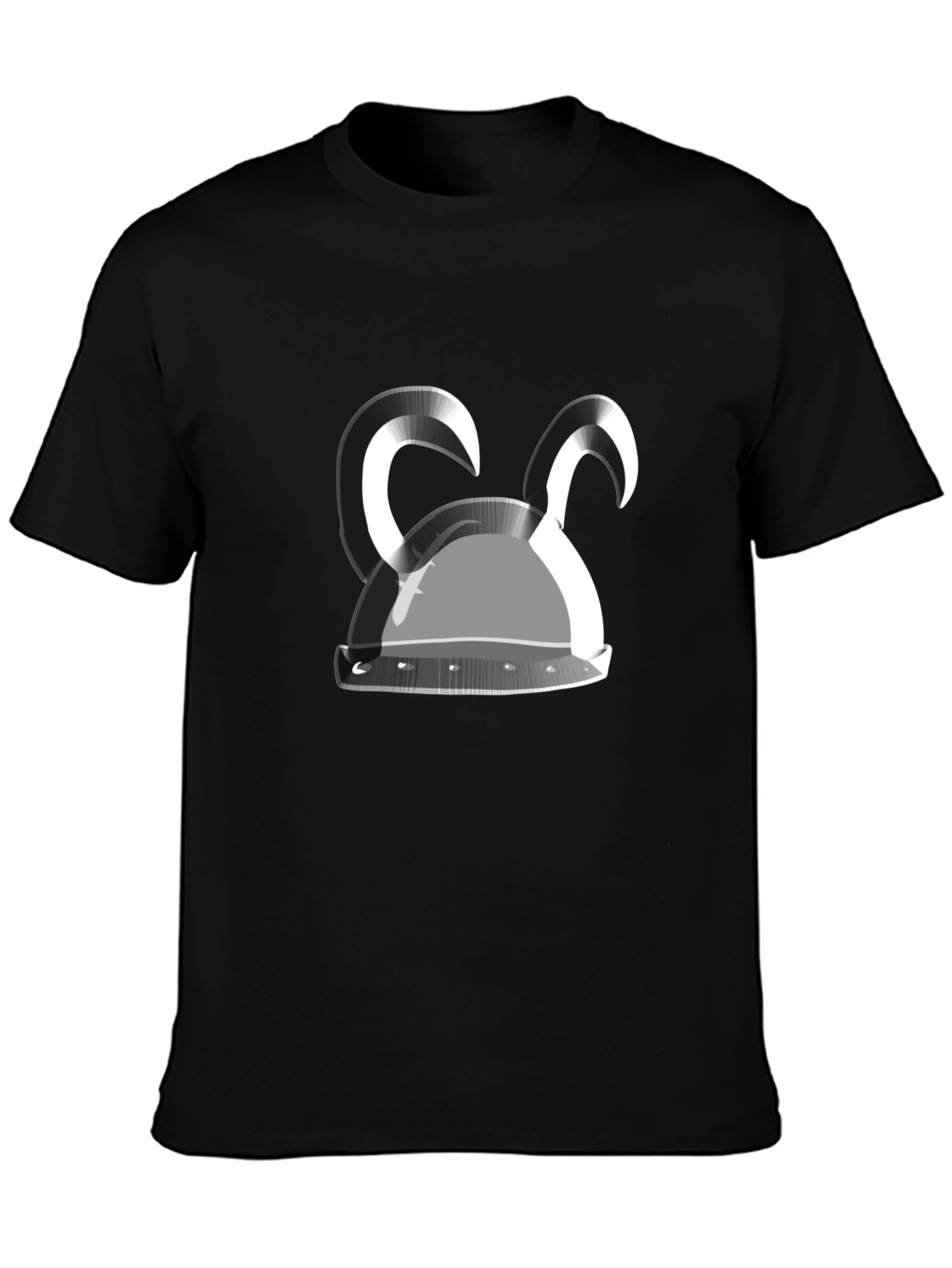 Viking Helmet T-Shirt - Bold Graphic Tee