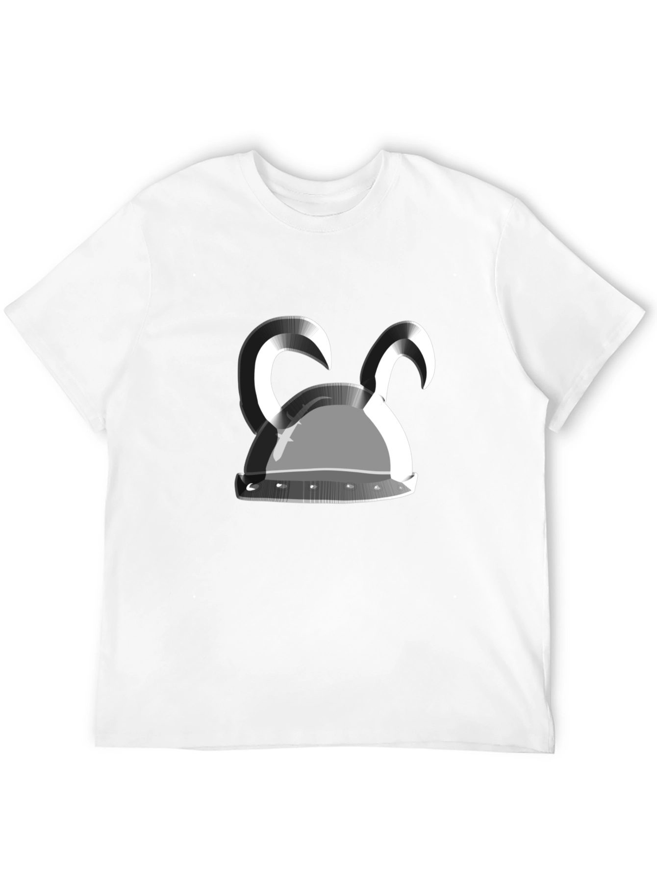 Viking Helmet T-Shirt - Bold Graphic Tee