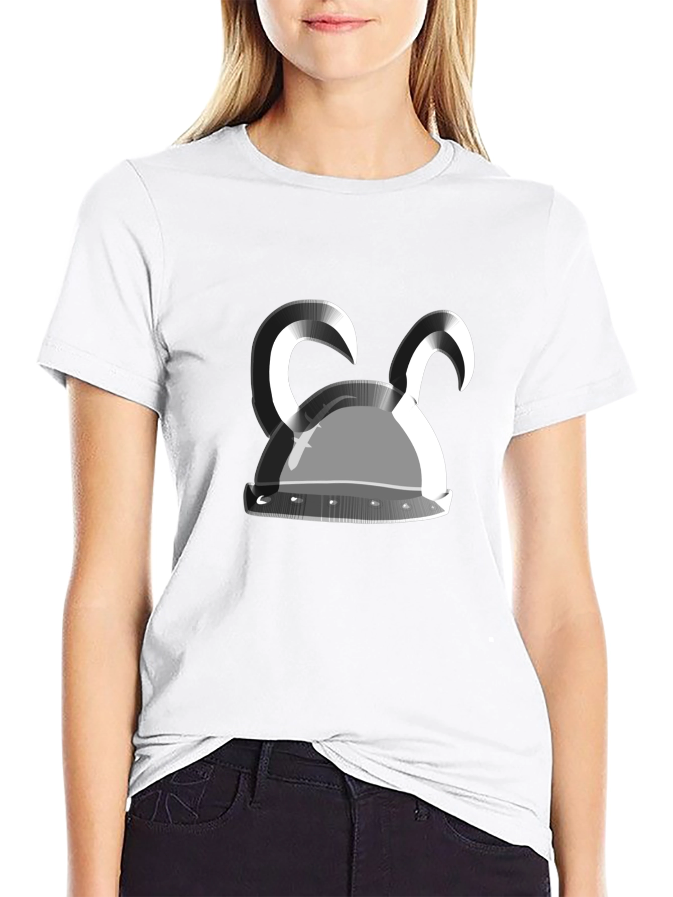 Viking Helmet T-Shirt - Bold Graphic Tee