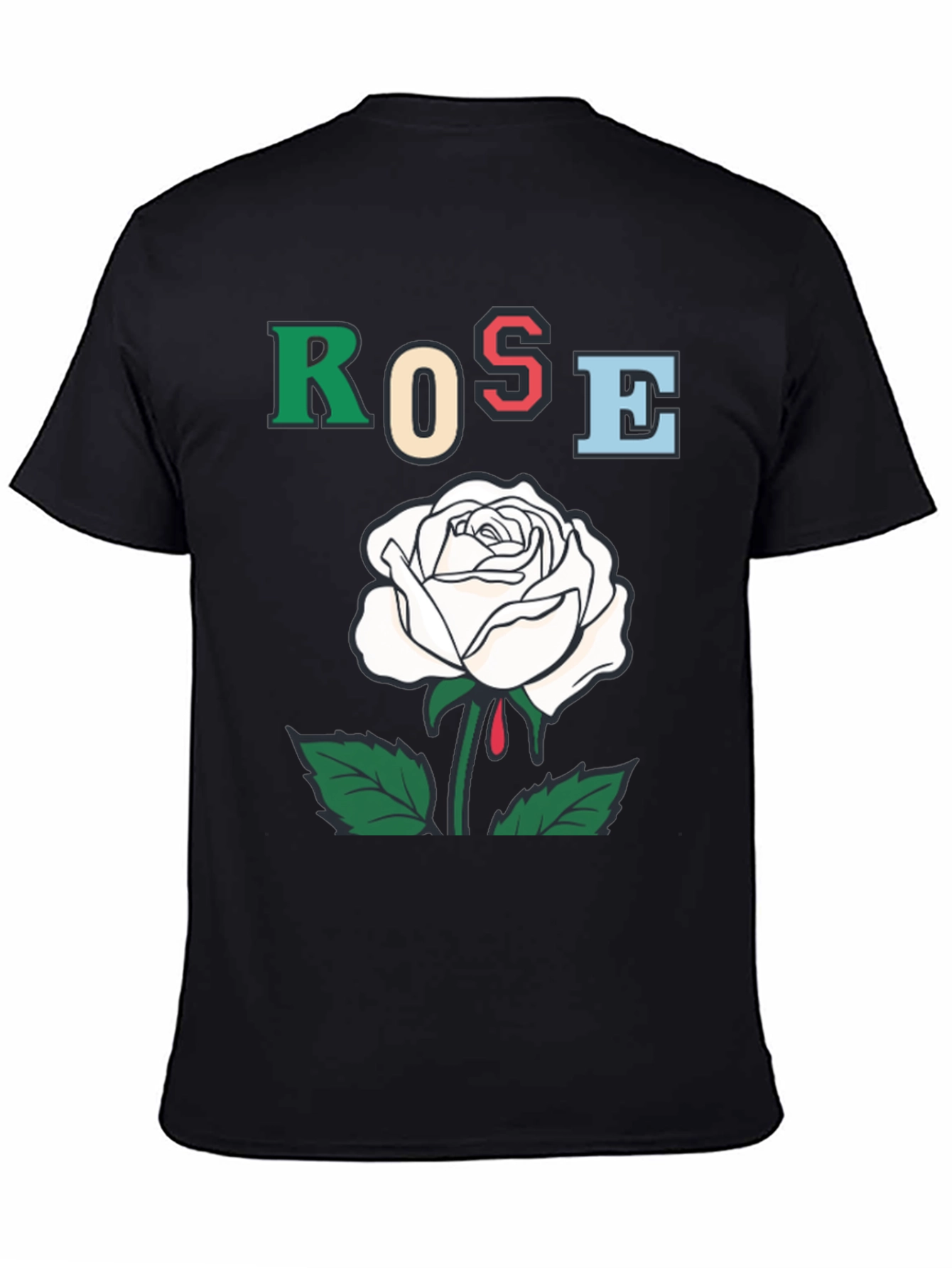 Rose Graphic T-Shirt - Bold Artistic Design