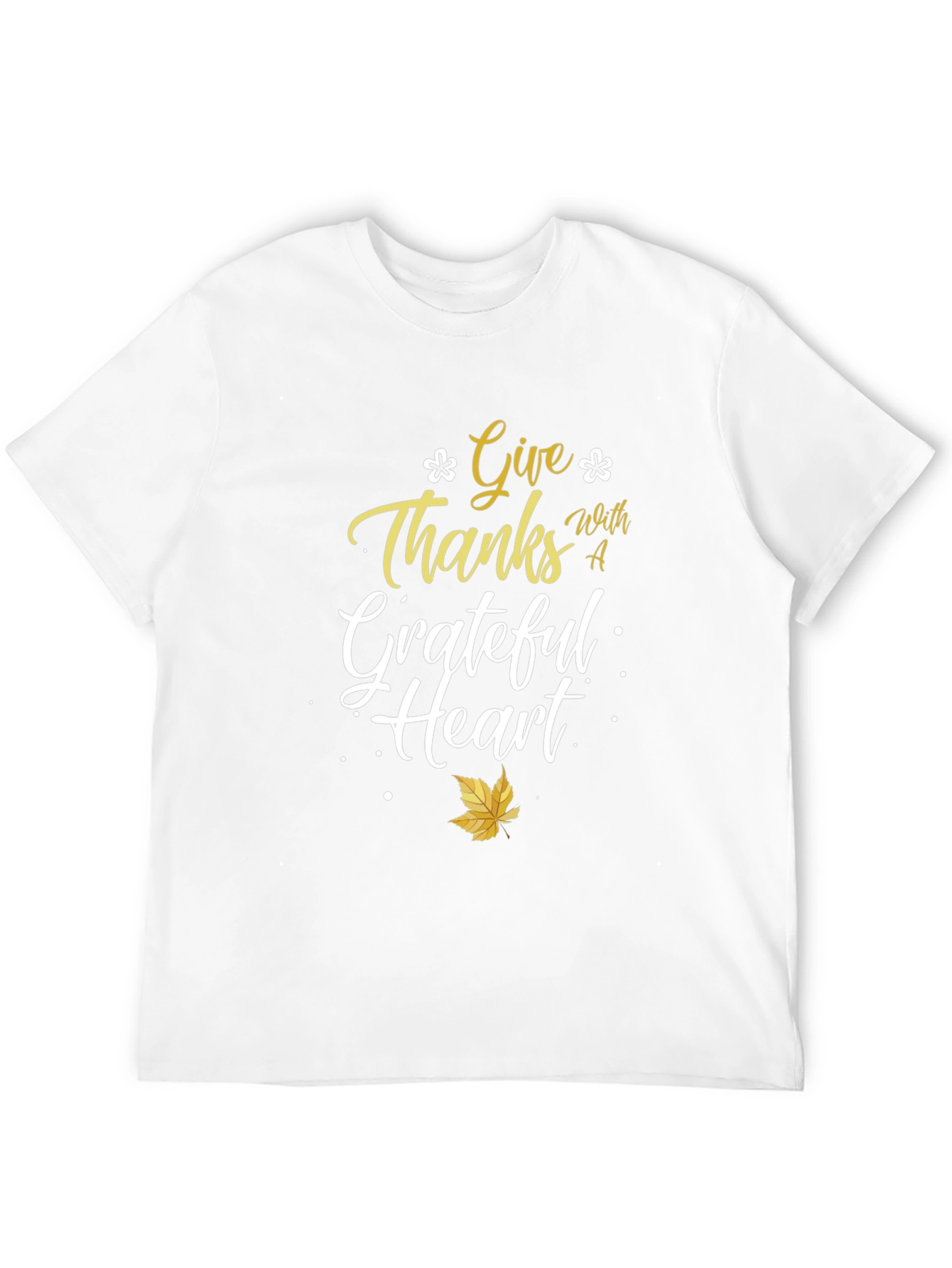 Give Thanks with a Grateful Heart Black T-Shirt