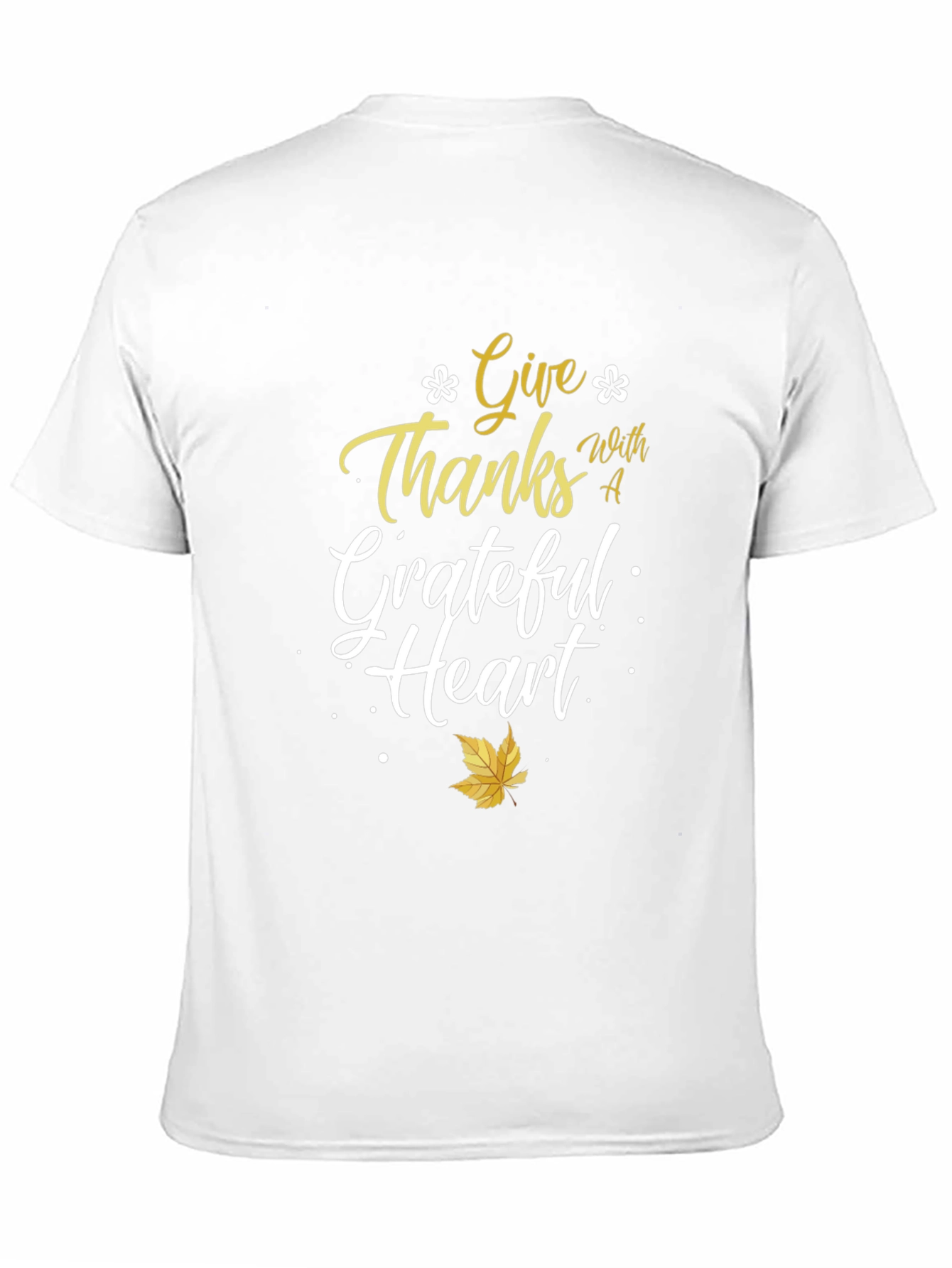 Give Thanks with a Grateful Heart Black T-Shirt