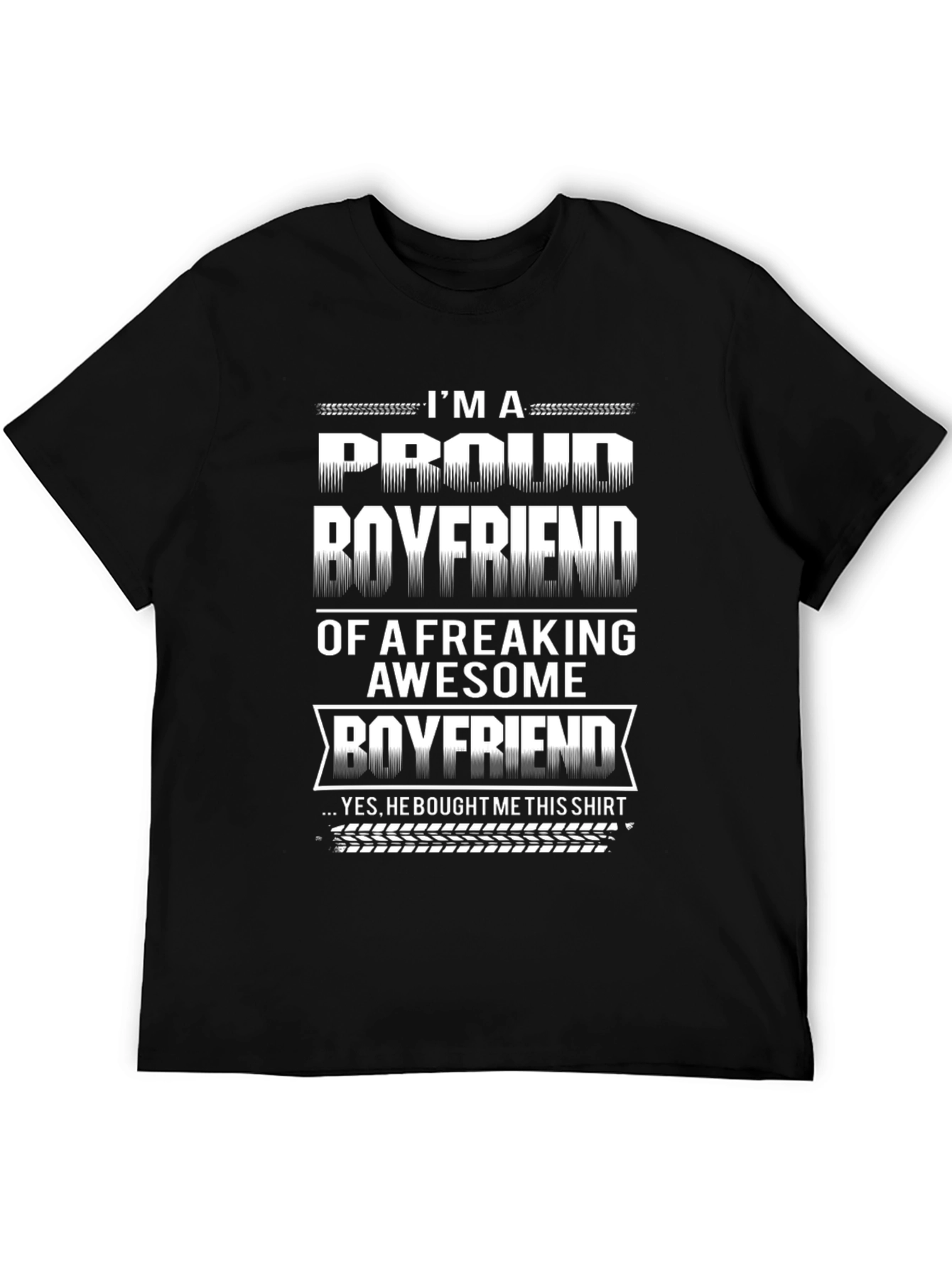 Proud Boyfriend Graphic Tee - Awesome Boyfriend Gift