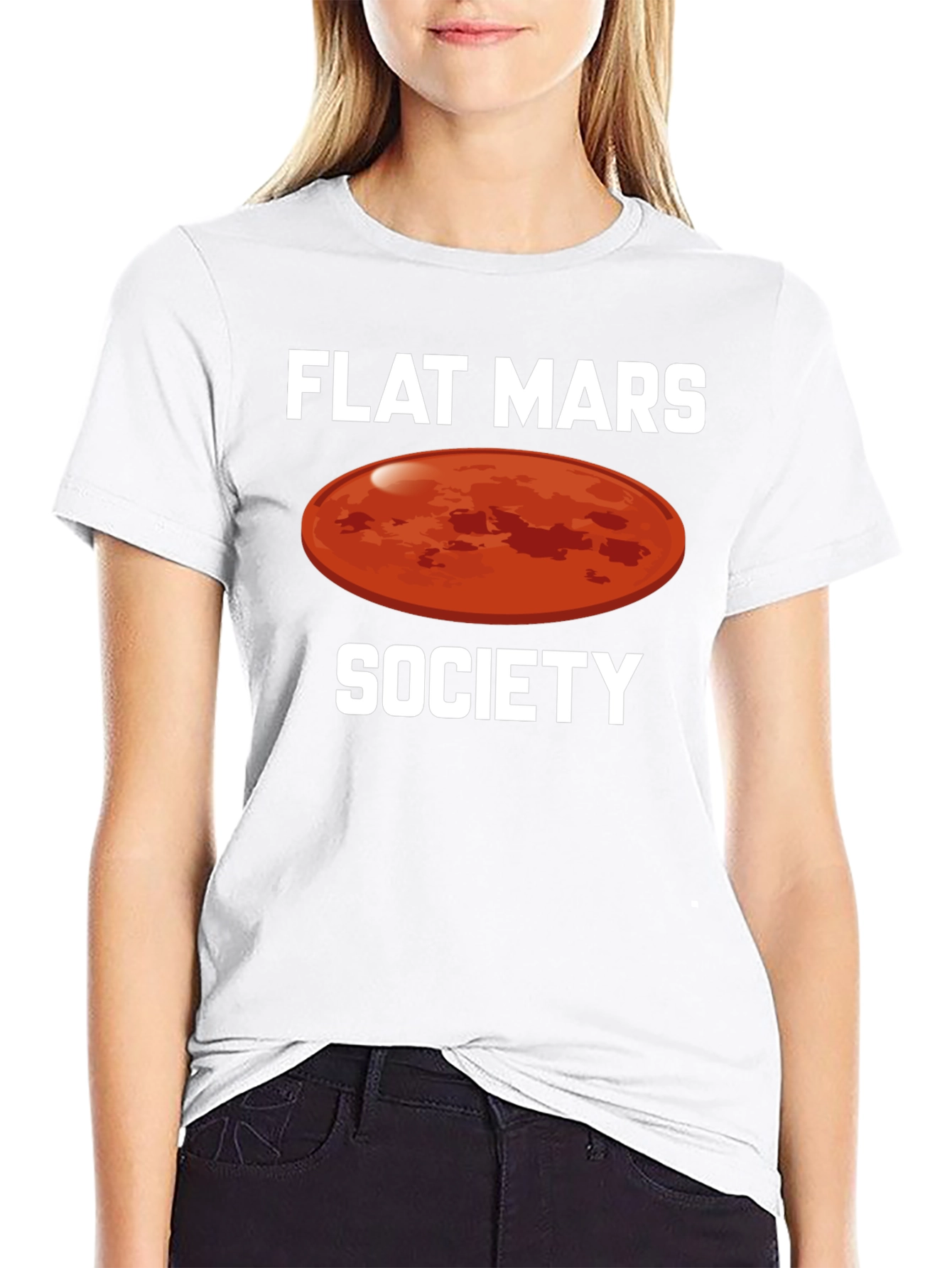 Flat Mars Society Graphic T-Shirt
