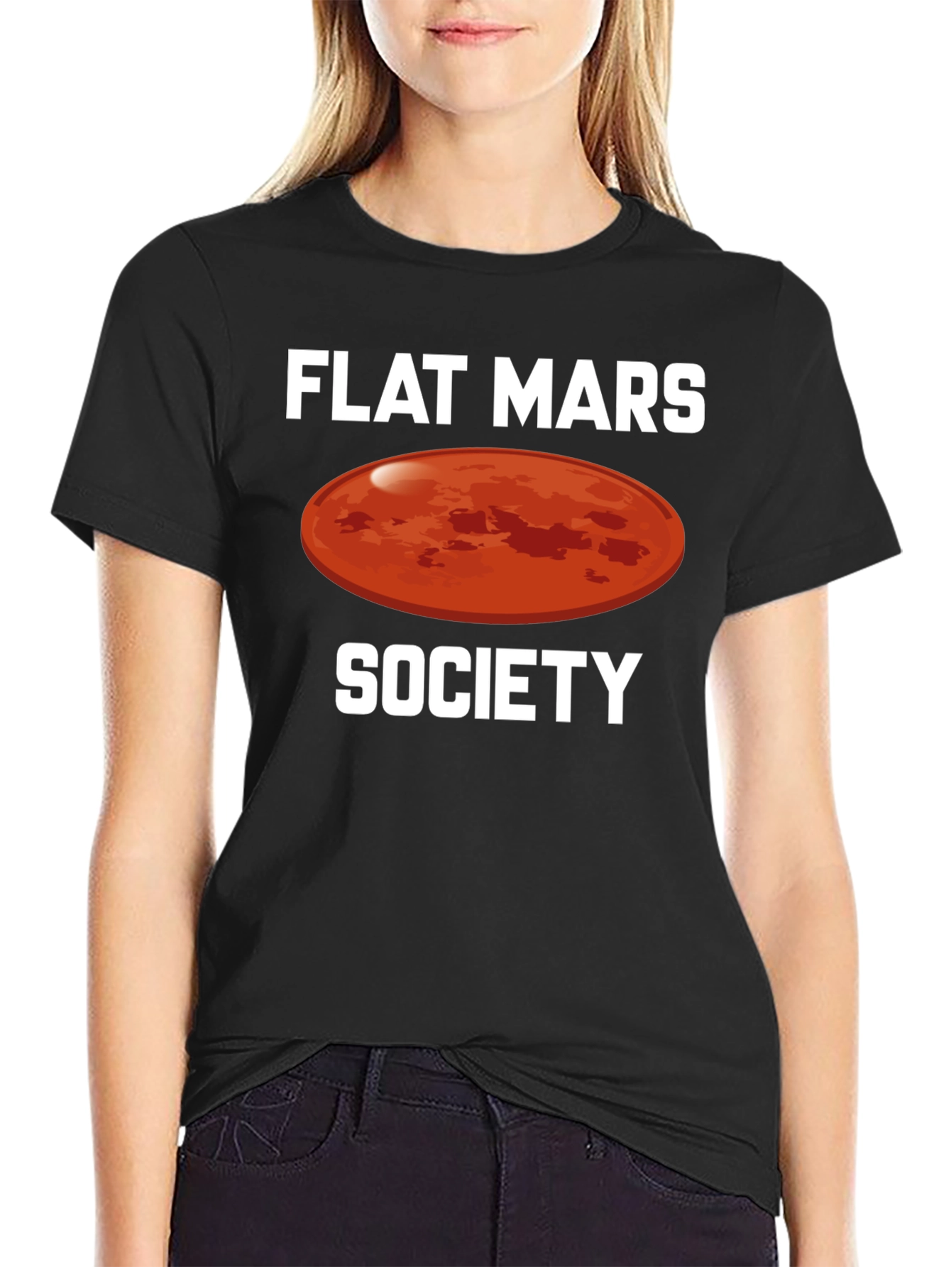Flat Mars Society Graphic T-Shirt