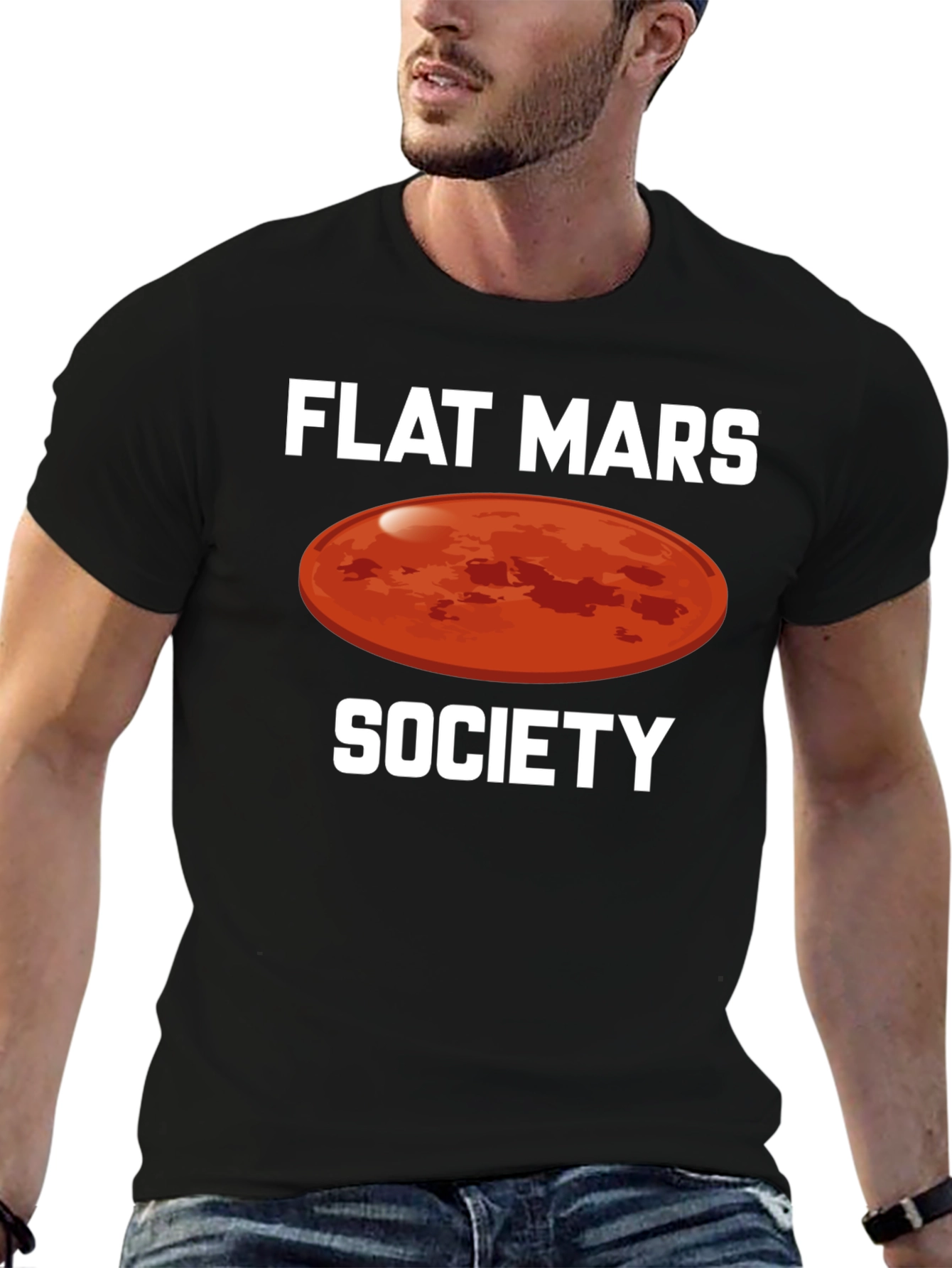 Flat Mars Society Graphic T-Shirt