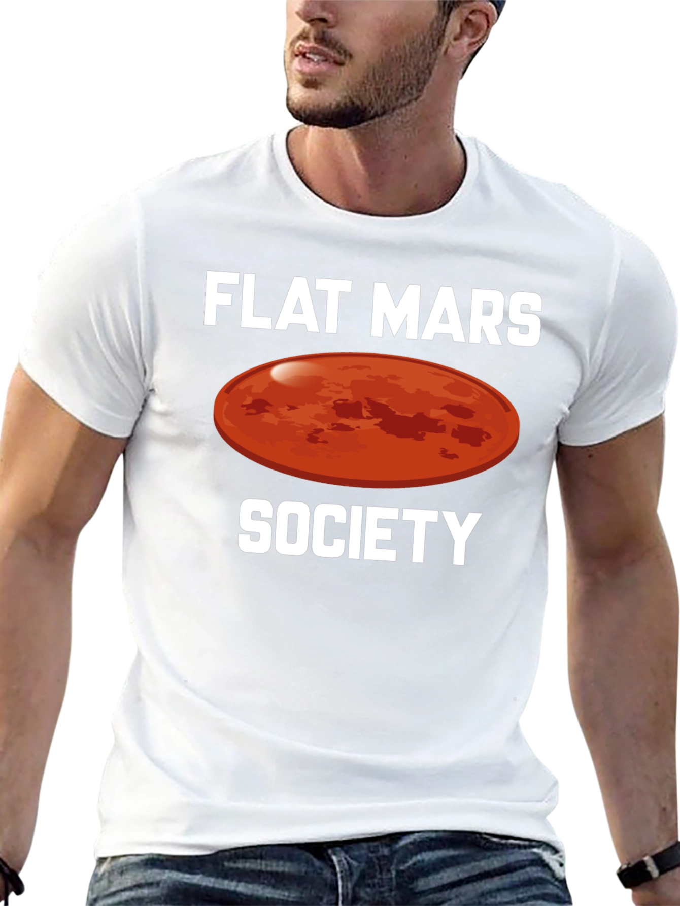 Flat Mars Society Graphic T-Shirt