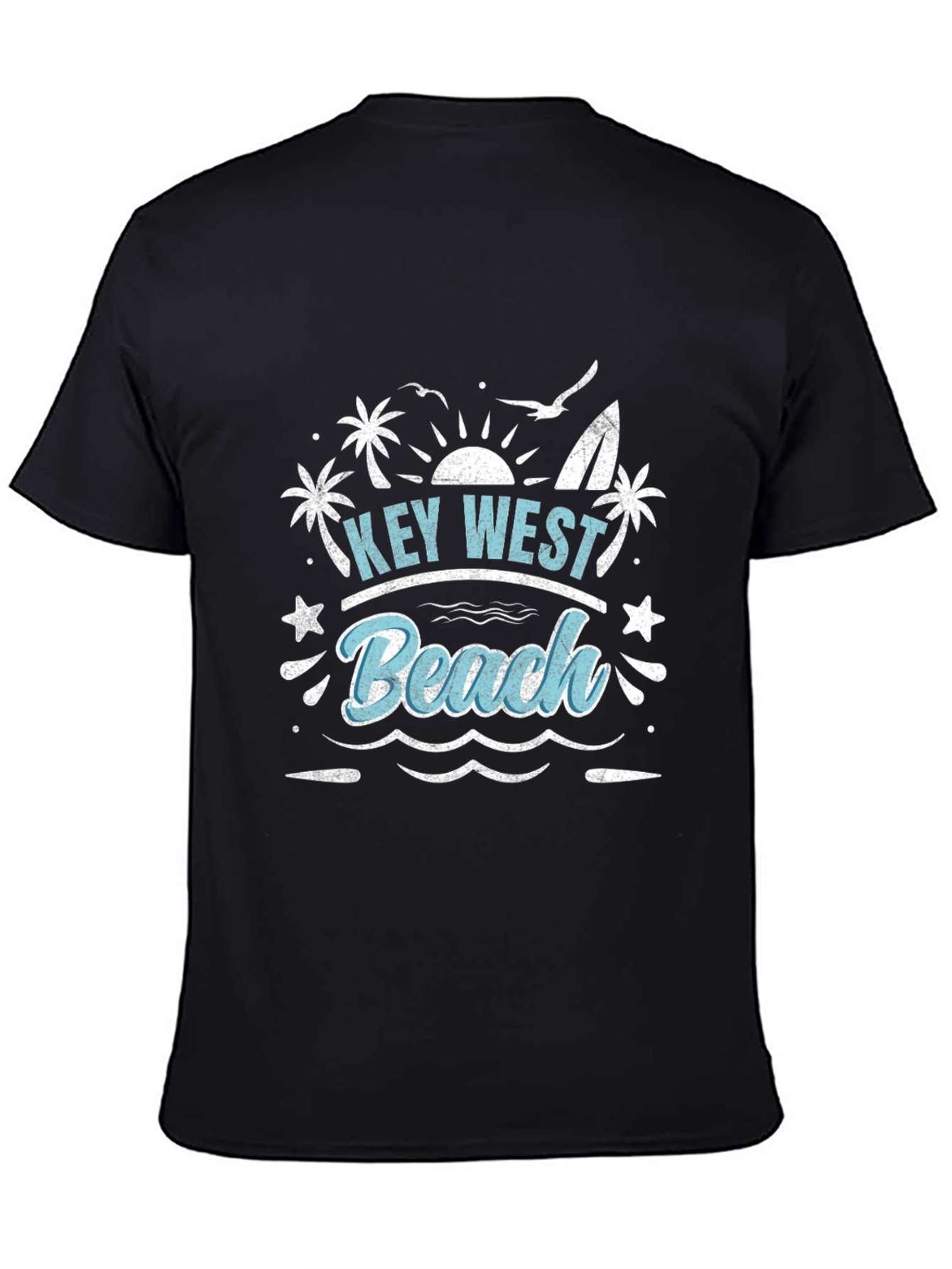 Key West Beach T-Shirt - Island Vibes