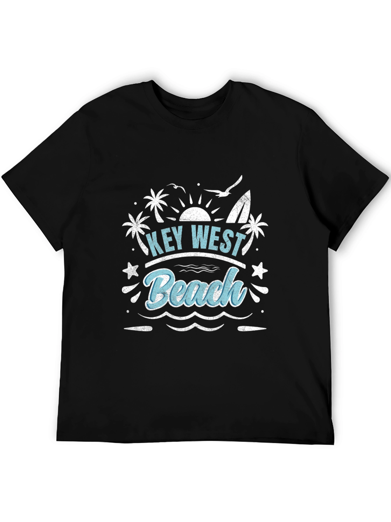 Key West Beach T-Shirt - Island Vibes