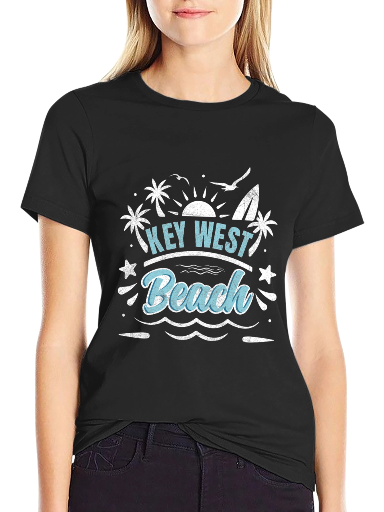 Key West Beach T-Shirt - Island Vibes