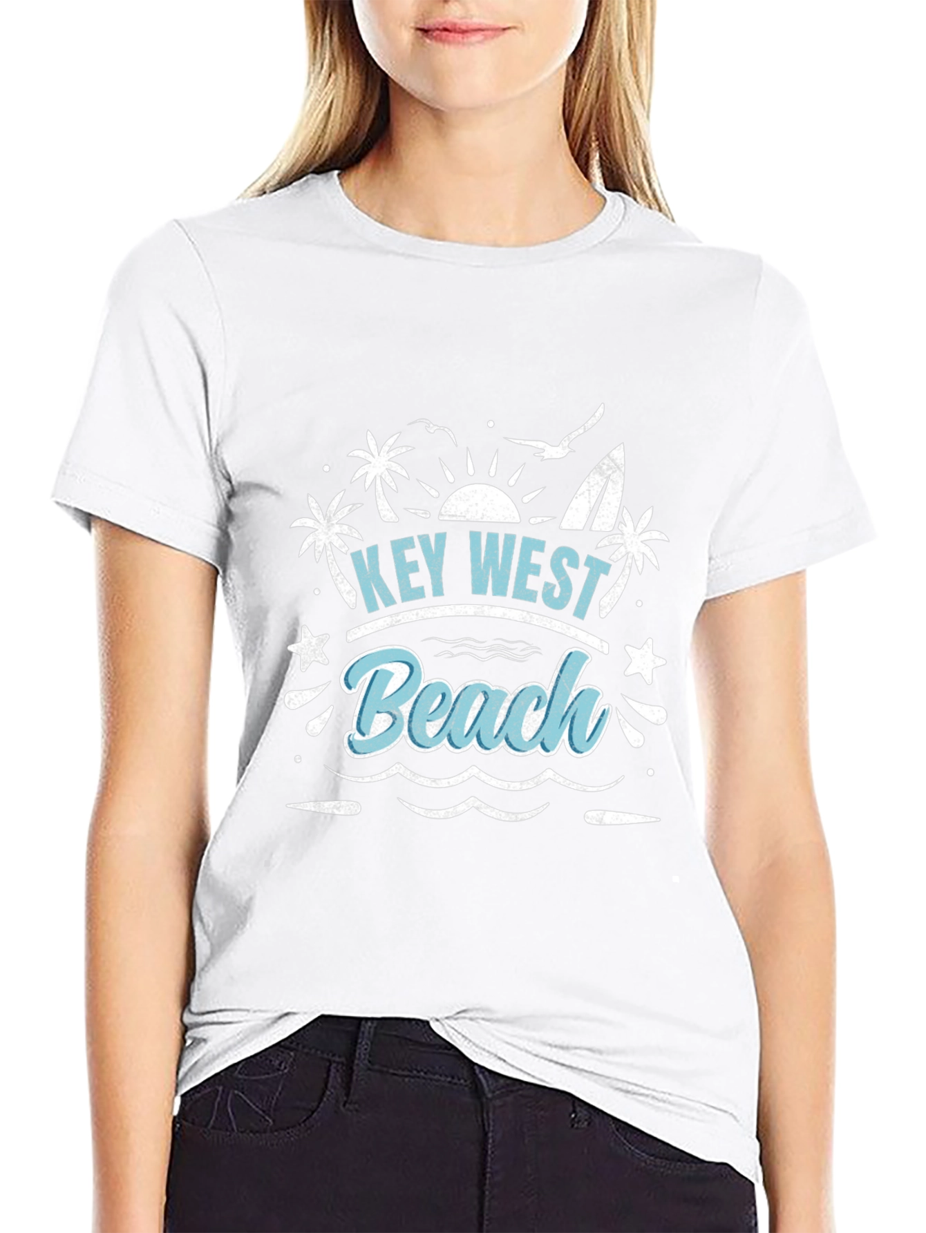 Key West Beach T-Shirt - Island Vibes