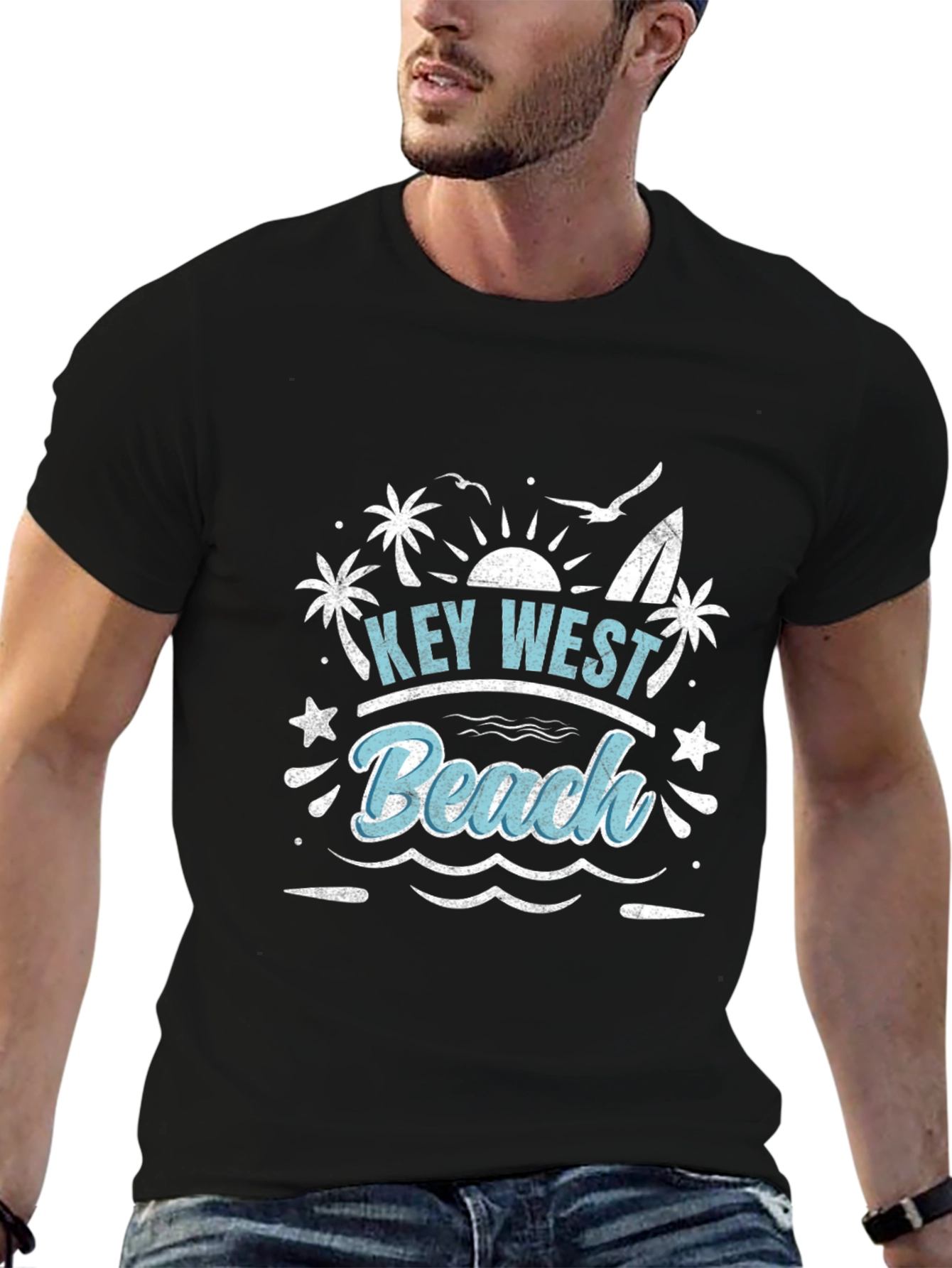Key West Beach T-Shirt - Island Vibes