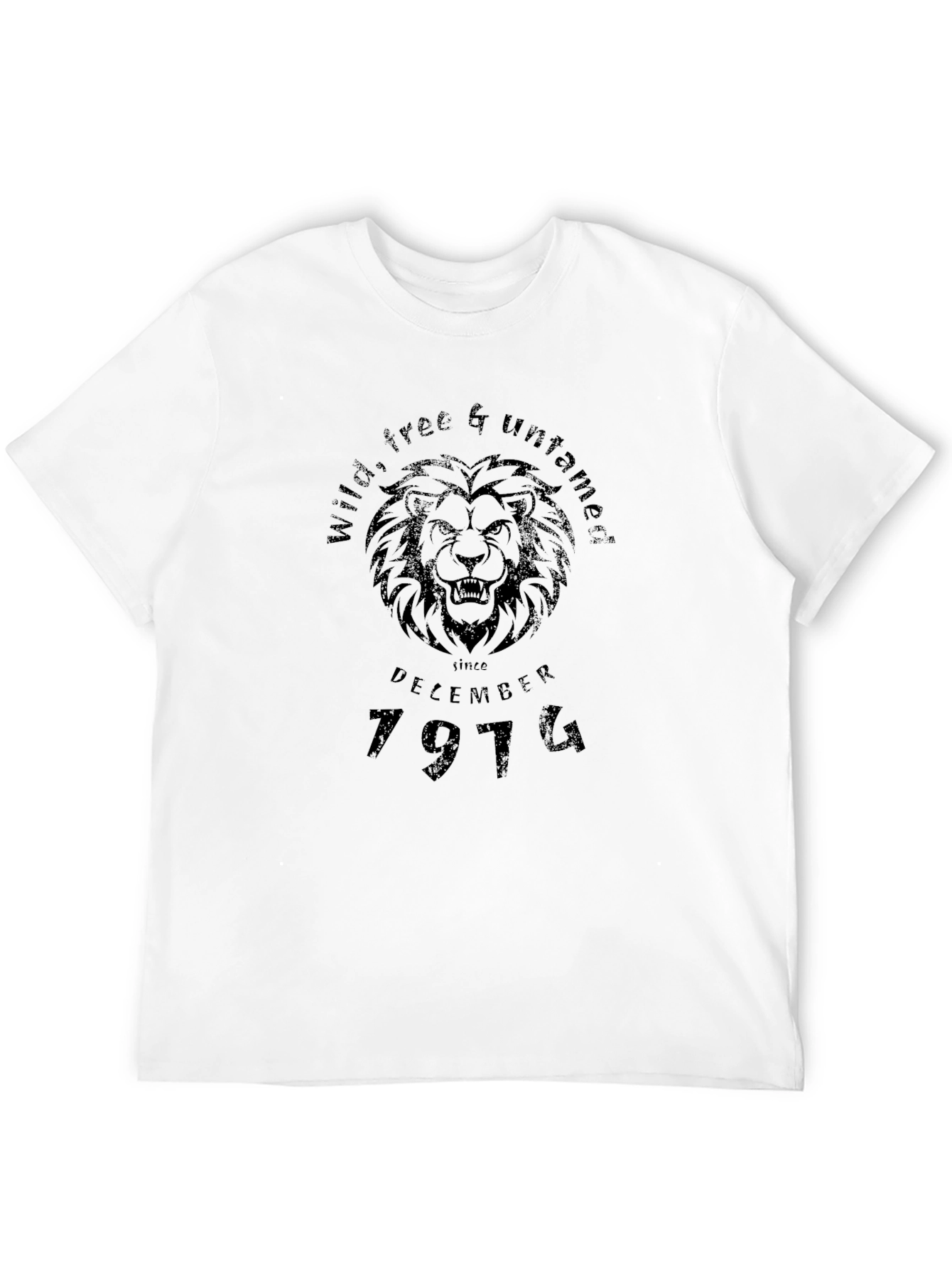 Wild Lion Graphic T-Shirt - December 1974