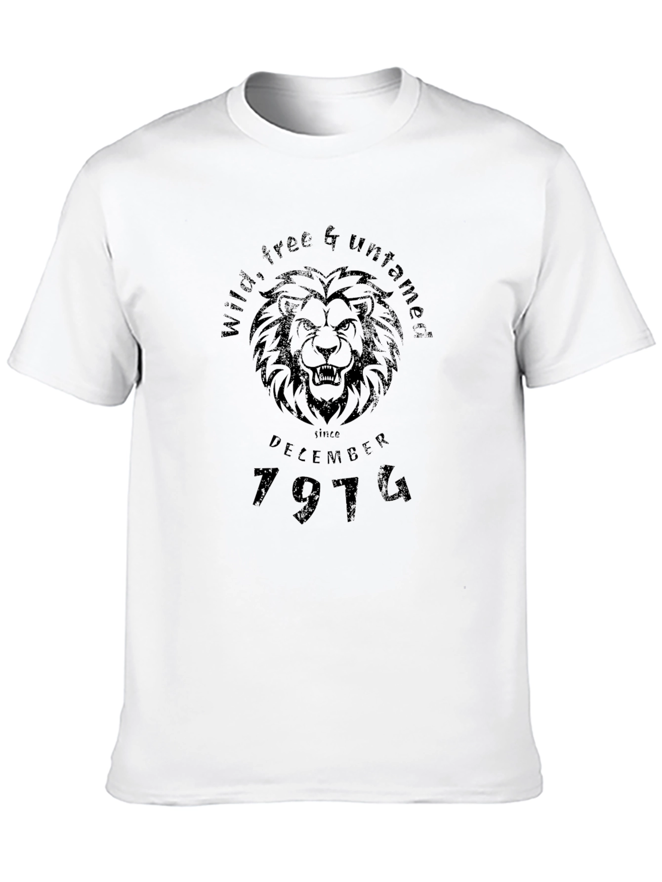 Wild Lion Graphic T-Shirt - December 1974