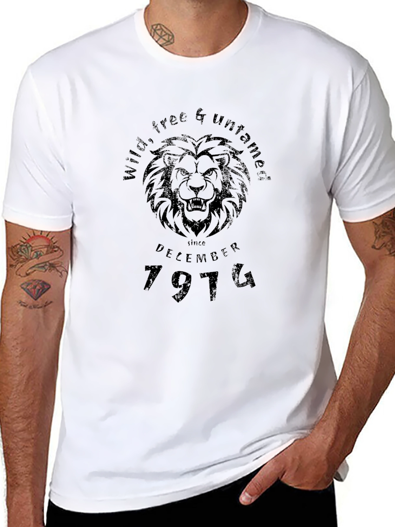 Wild Lion Graphic T-Shirt - December 1974