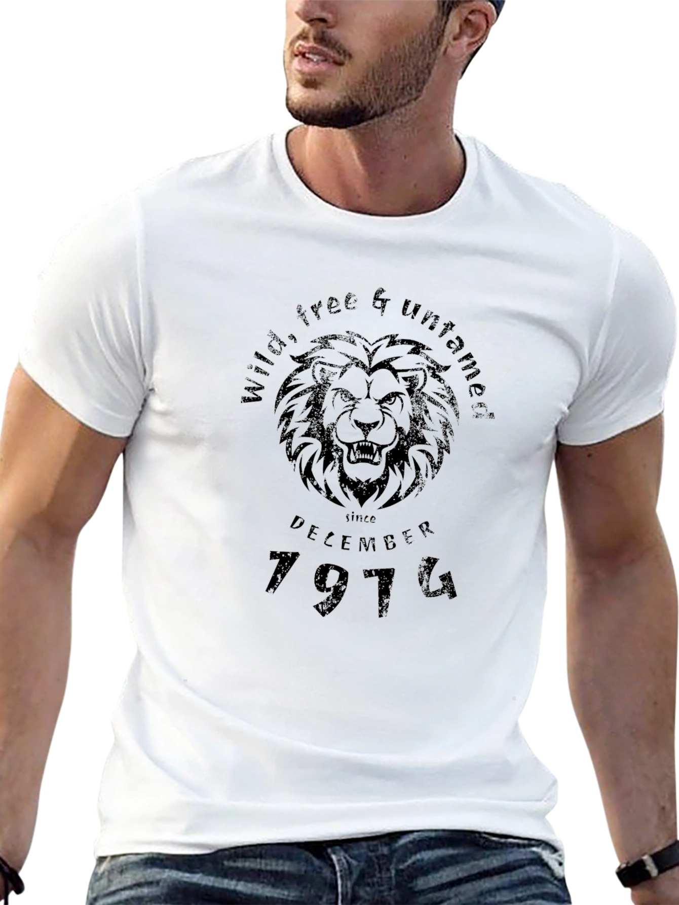 Wild Lion Graphic T-Shirt - December 1974