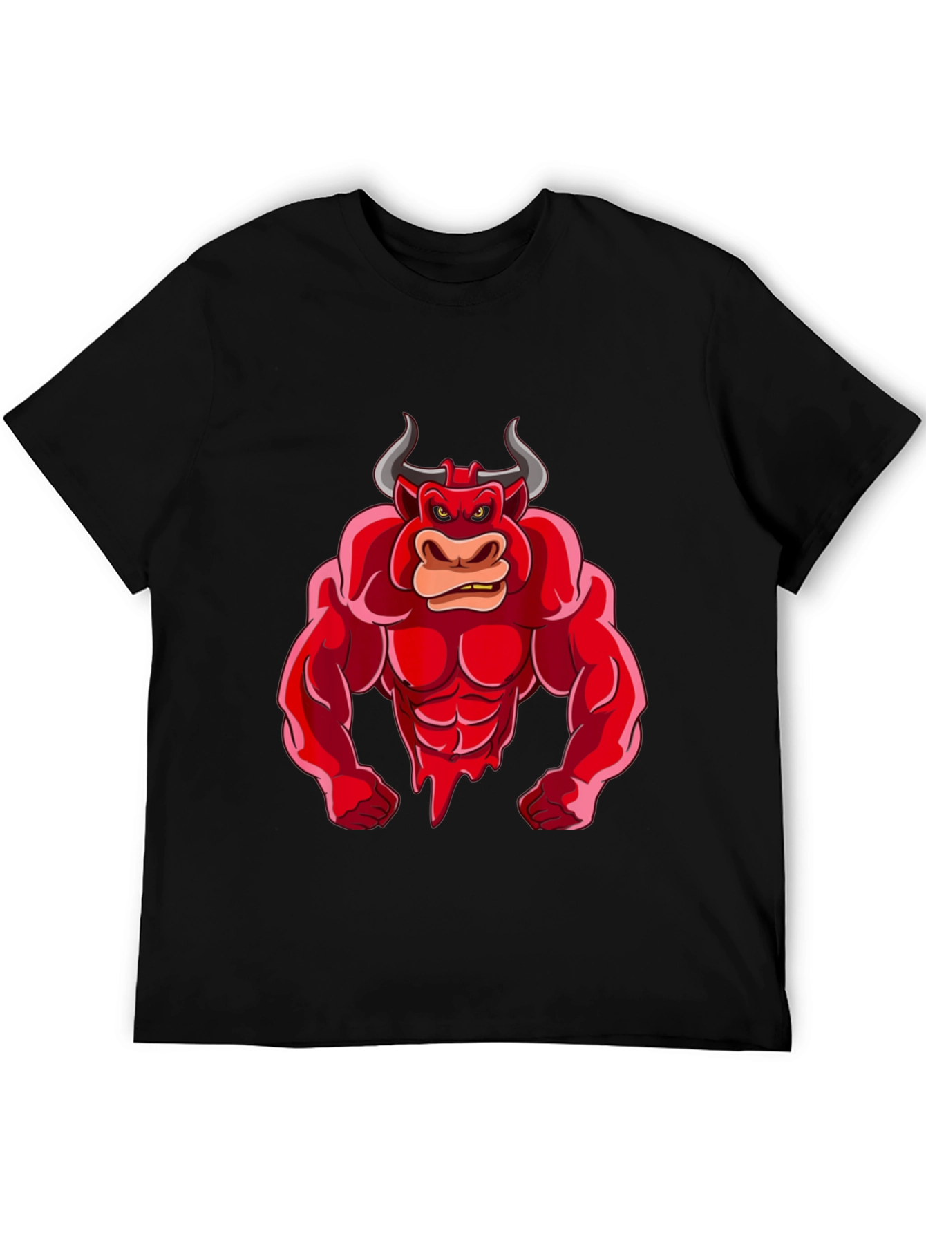 Red Bull Cartoon Graphic T-Shirt
