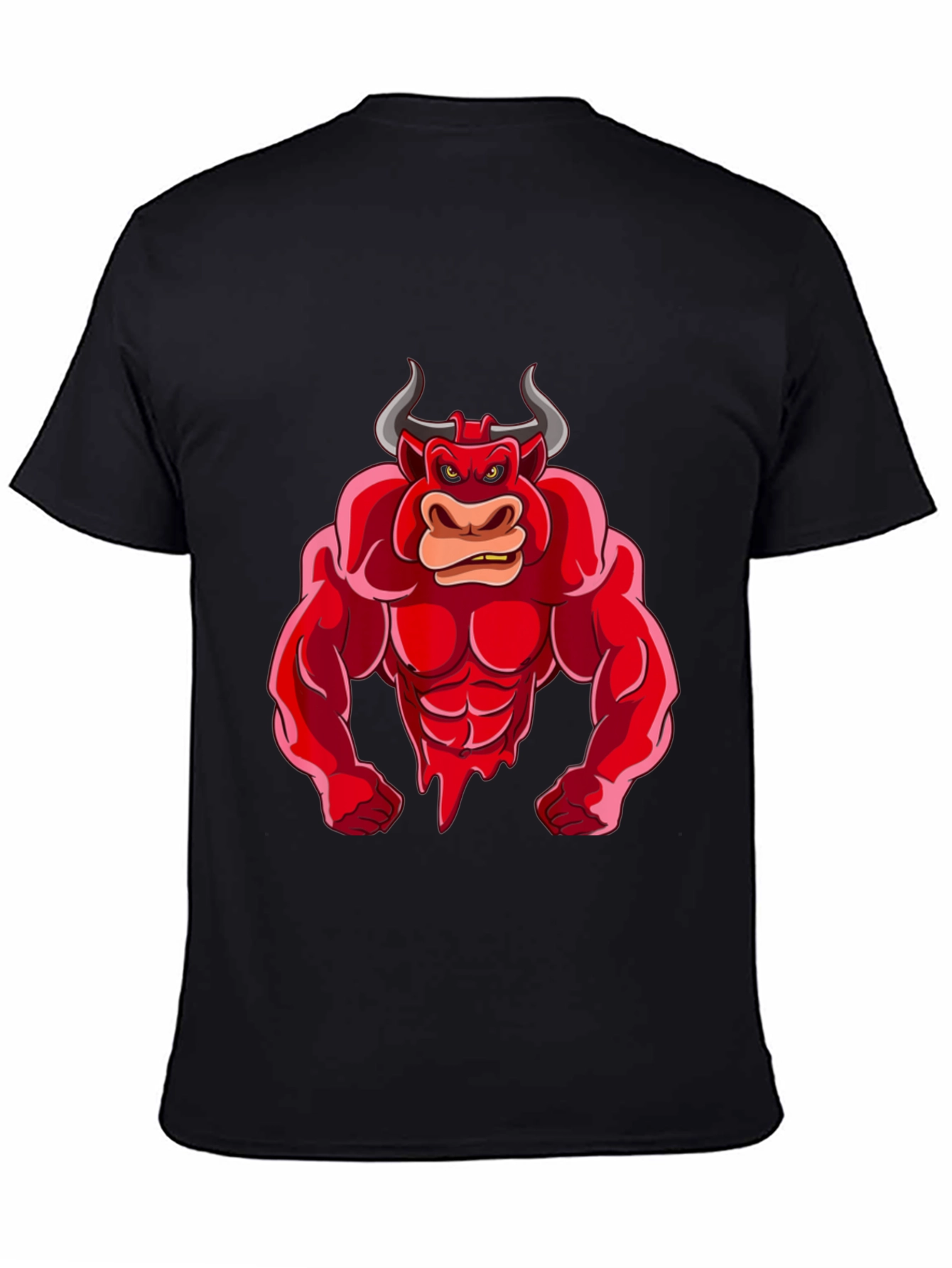 Red Bull Cartoon Graphic T-Shirt