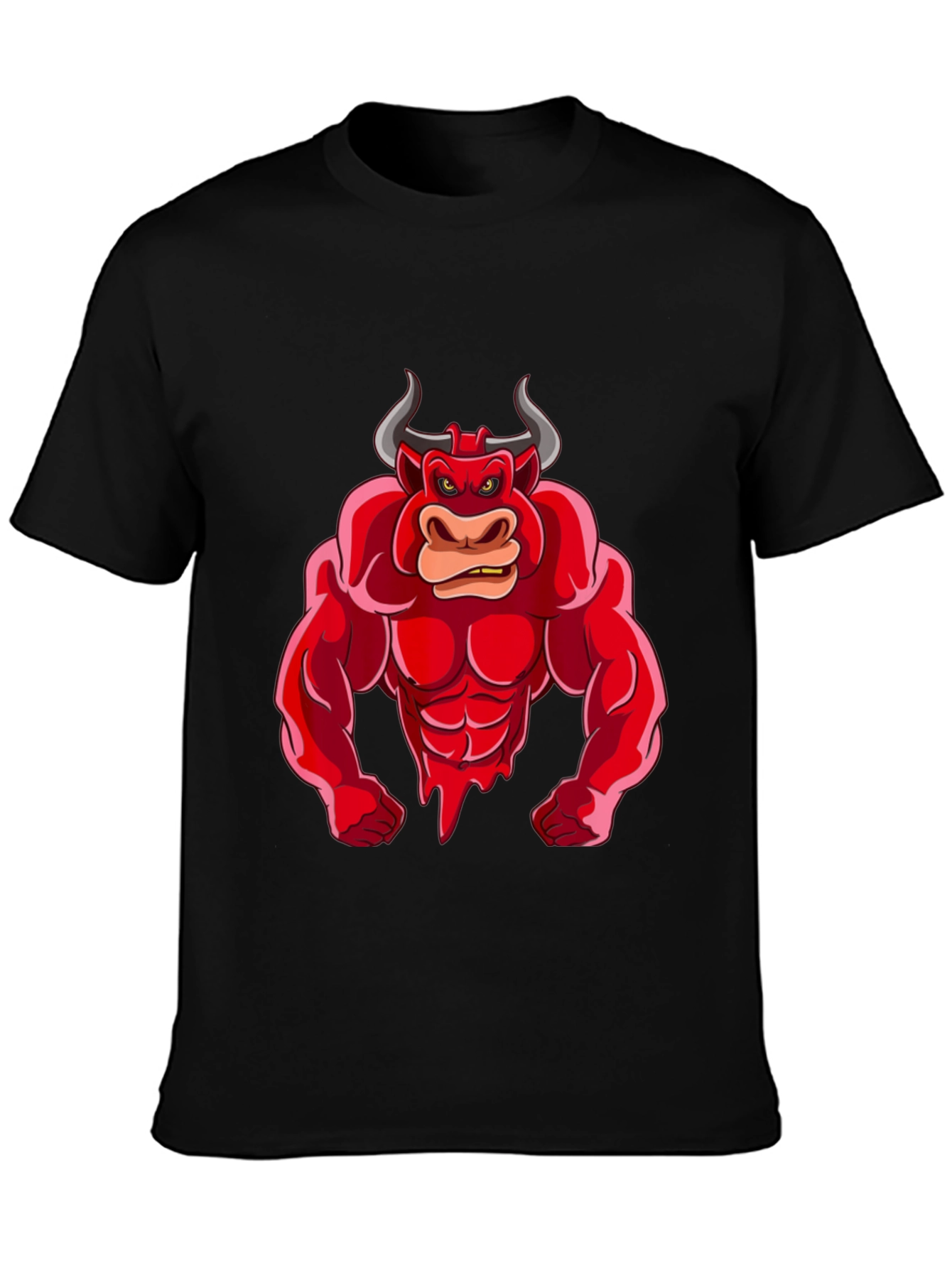 Red Bull Cartoon Graphic T-Shirt