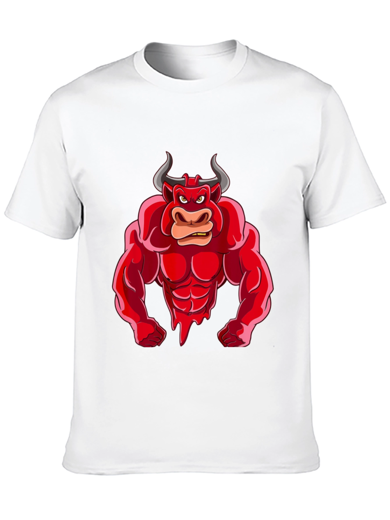 Red Bull Cartoon Graphic T-Shirt