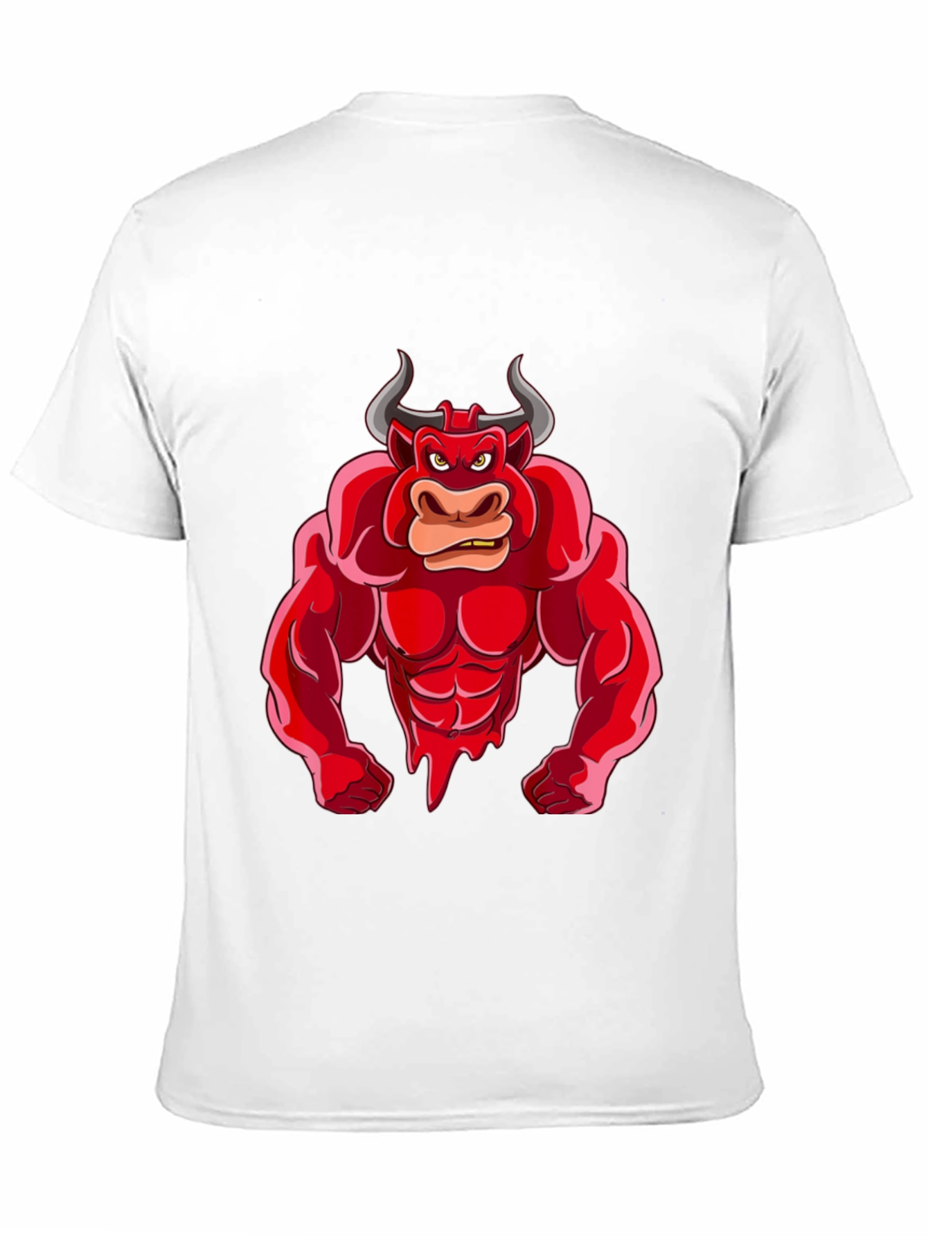 Red Bull Cartoon Graphic T-Shirt