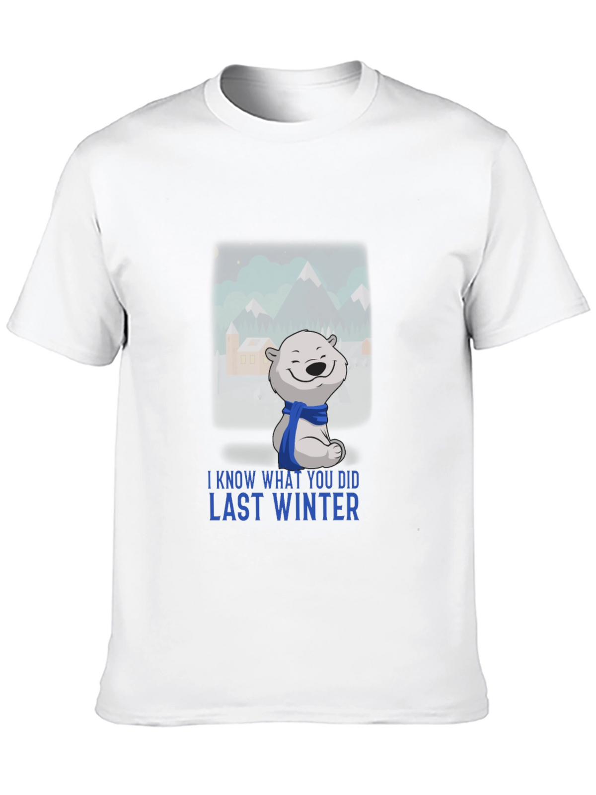Last Winter Polar Bear Black T-Shirt