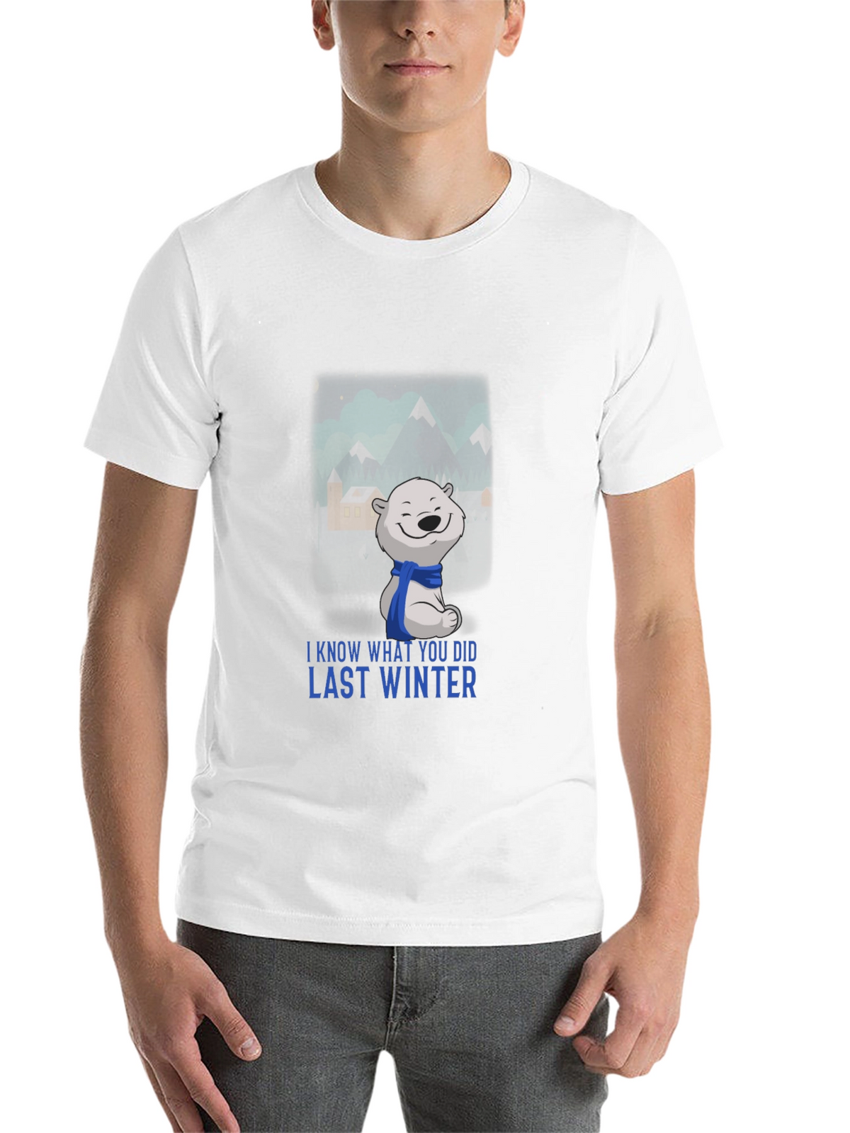 Last Winter Polar Bear Black T-Shirt