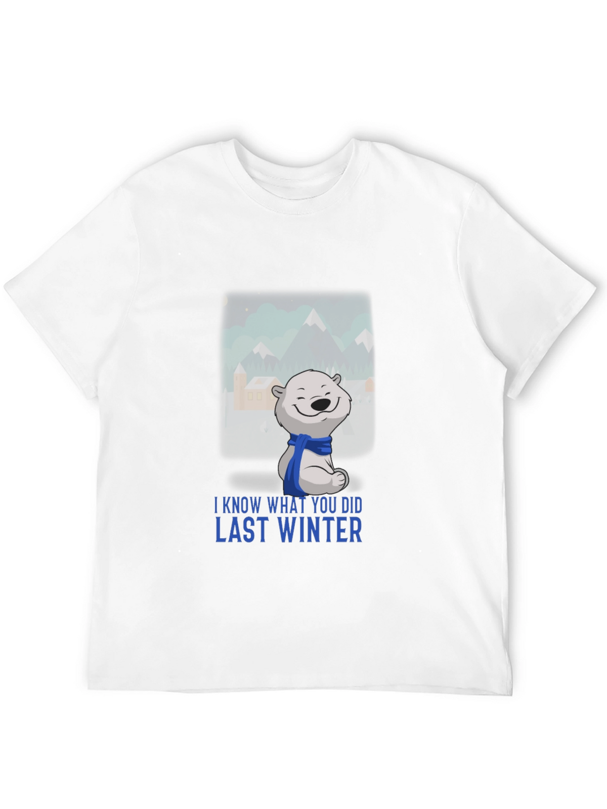 Last Winter Polar Bear Black T-Shirt